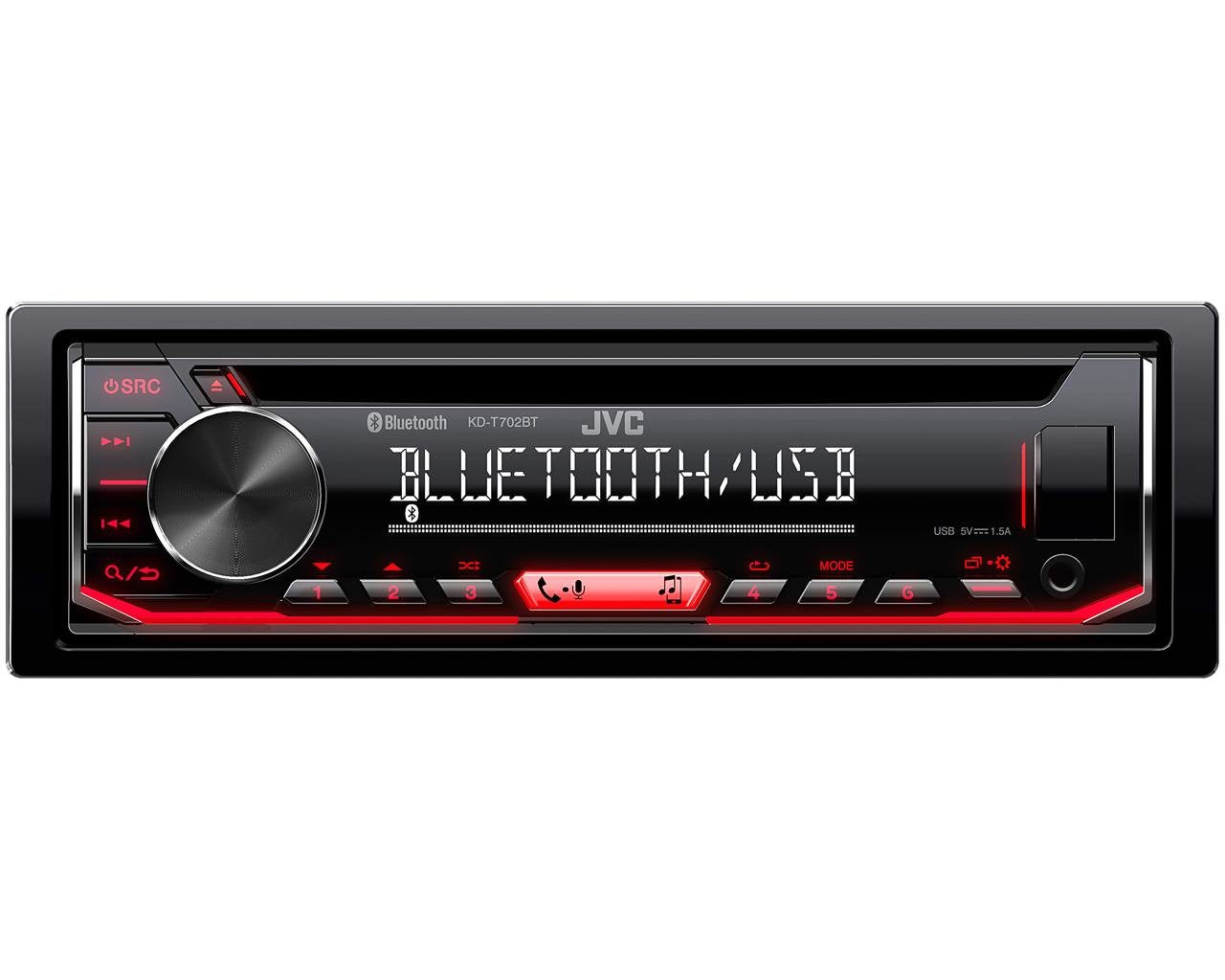 EAN 4975769455155 - JVC KD-T702BT Negro 200 W Bluetooth imagen 1
