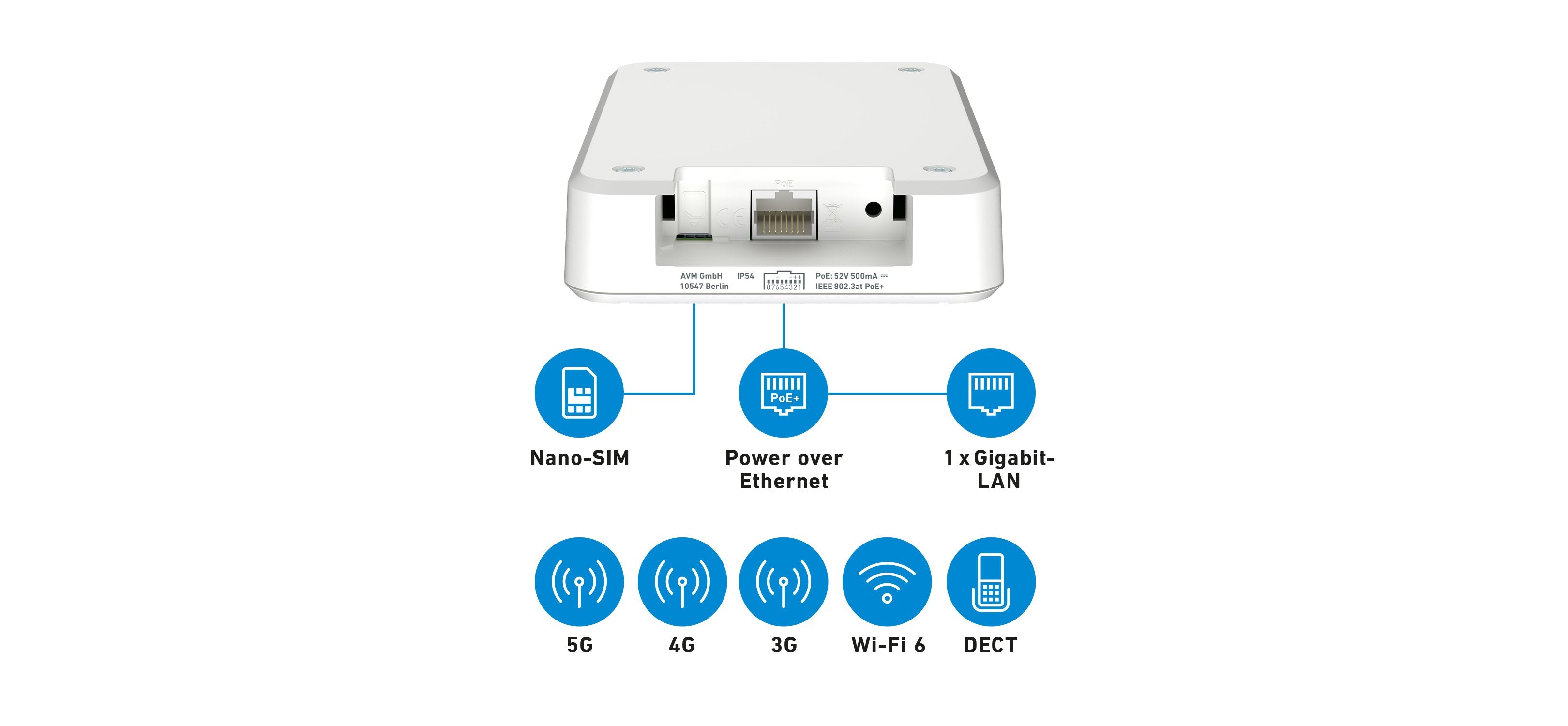 EAN 4023125030482 - Box FRITZ! 6860 5G Router de red móvil imagen 2