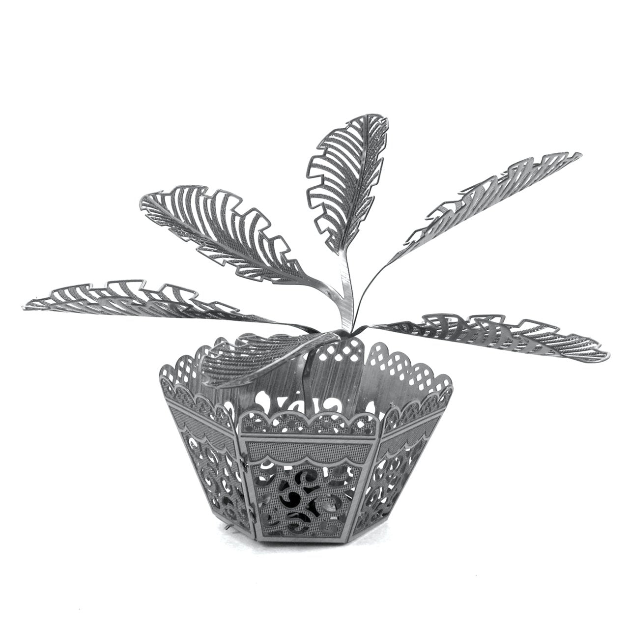 Maqueta 3d Metal Fascinations Sago Palm Tree Montaje Sin Pegamento Ni Soldadura Maquetas 3d