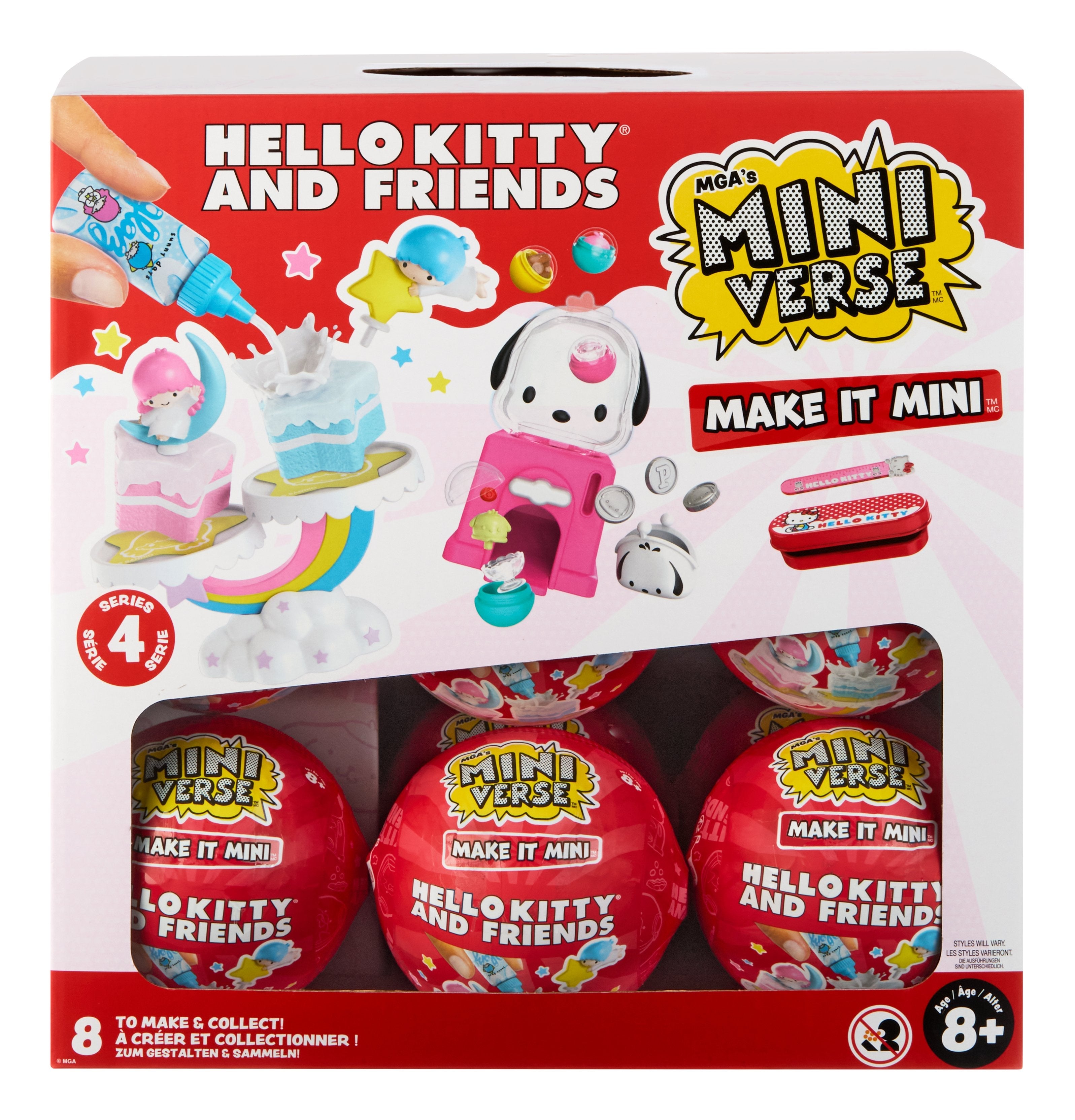 Mga Entertainment Mga'S Miniverse - Make It Mini Sanrio Hello Kitty Series 4 247746-Euc