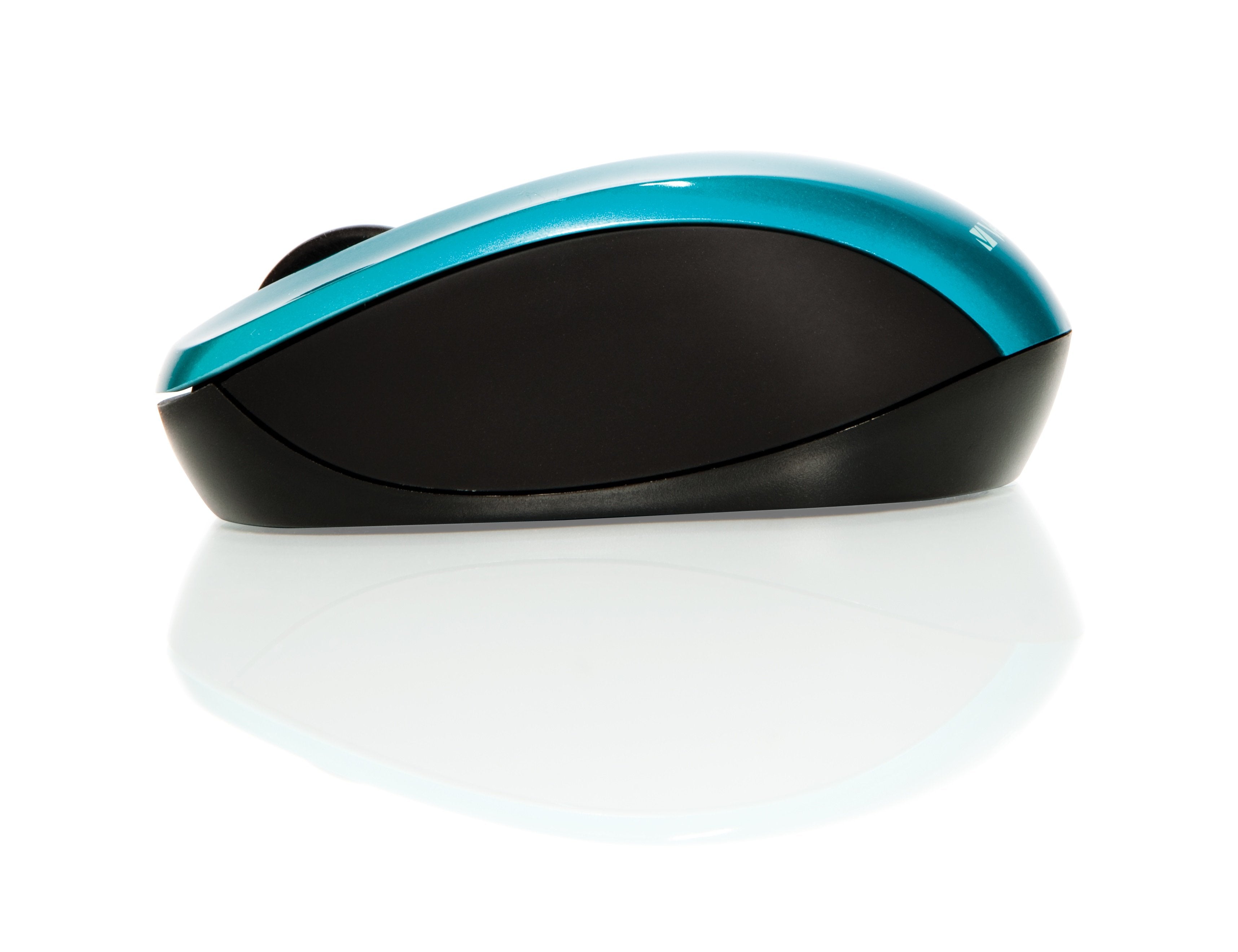 Verbatim Ratón Go Nano Inalámbrico 1600ppp Compacto Ambidiestros Receptor Usb Azul Turquesa