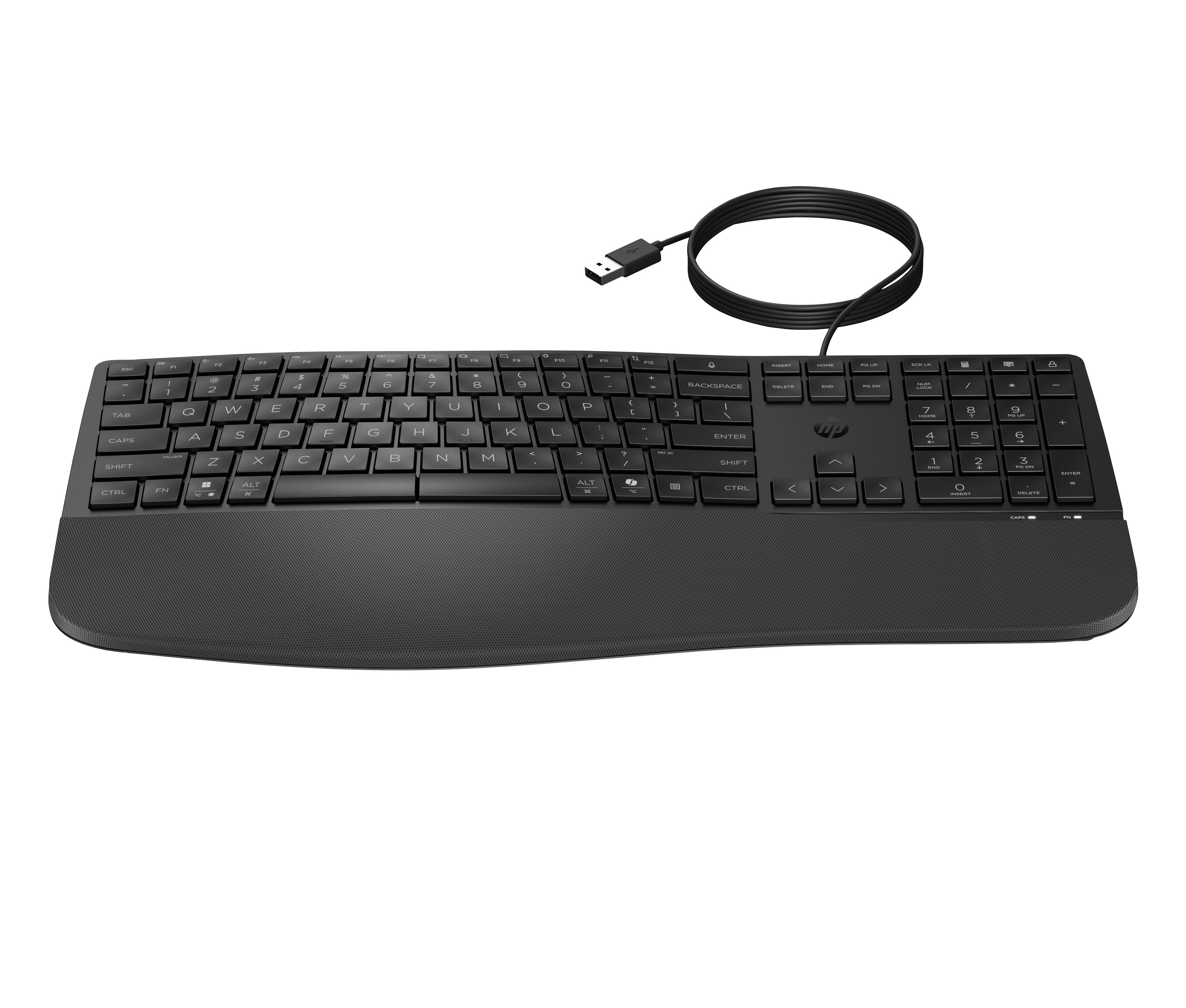 EAN 0197498232683 - HP 485 Comfort Wired Keyboard teclado Oficina USB Negro imagen 1