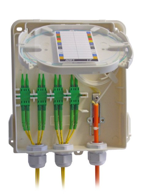 Hausanschlussbox Ip54 Unbestckt, Max. 8 Sc-S Lc-D, Con Cerradura