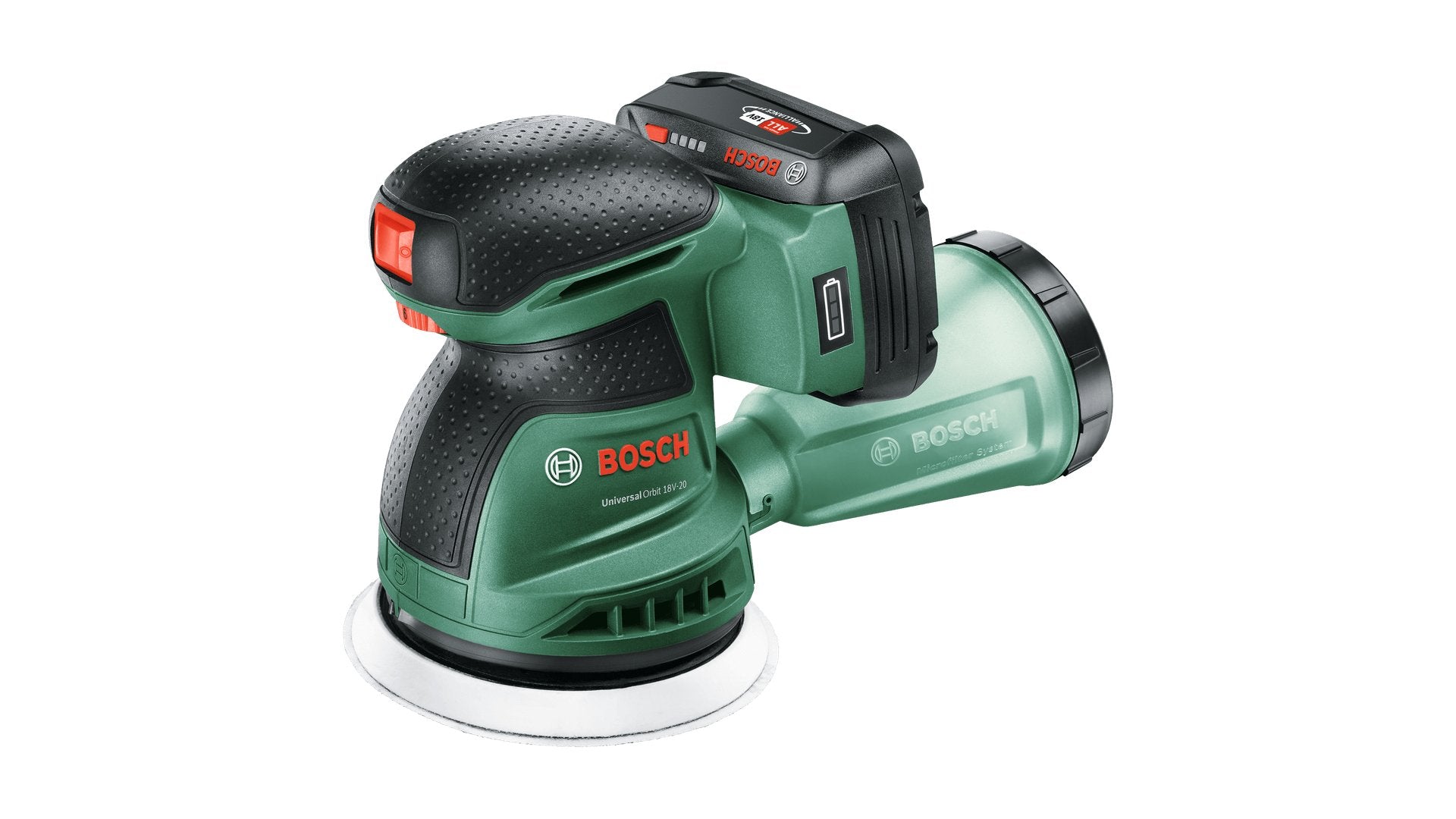 EAN 4053423322507 - Bosch UniversalOrbit 18V-20 Lijadora orbital 23000 OPM Negro, Verde imagen 1