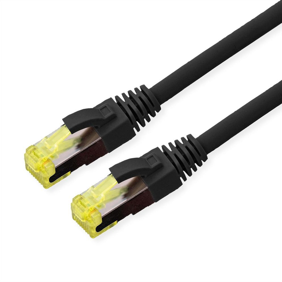 Roline Outdoor Cable De Red Cat.6a (Class Ea) S Ftp (Pimf), Litzendraht, Lsoh, Schwarz, 2 M