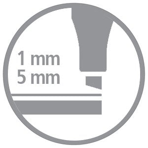 Stabilo Pen 68 Max Arty Pack De 18 Rotuladores - Punta De Fibra Biselada - Trazo Entre 1-5mm Aprox. - Tinta A Base De