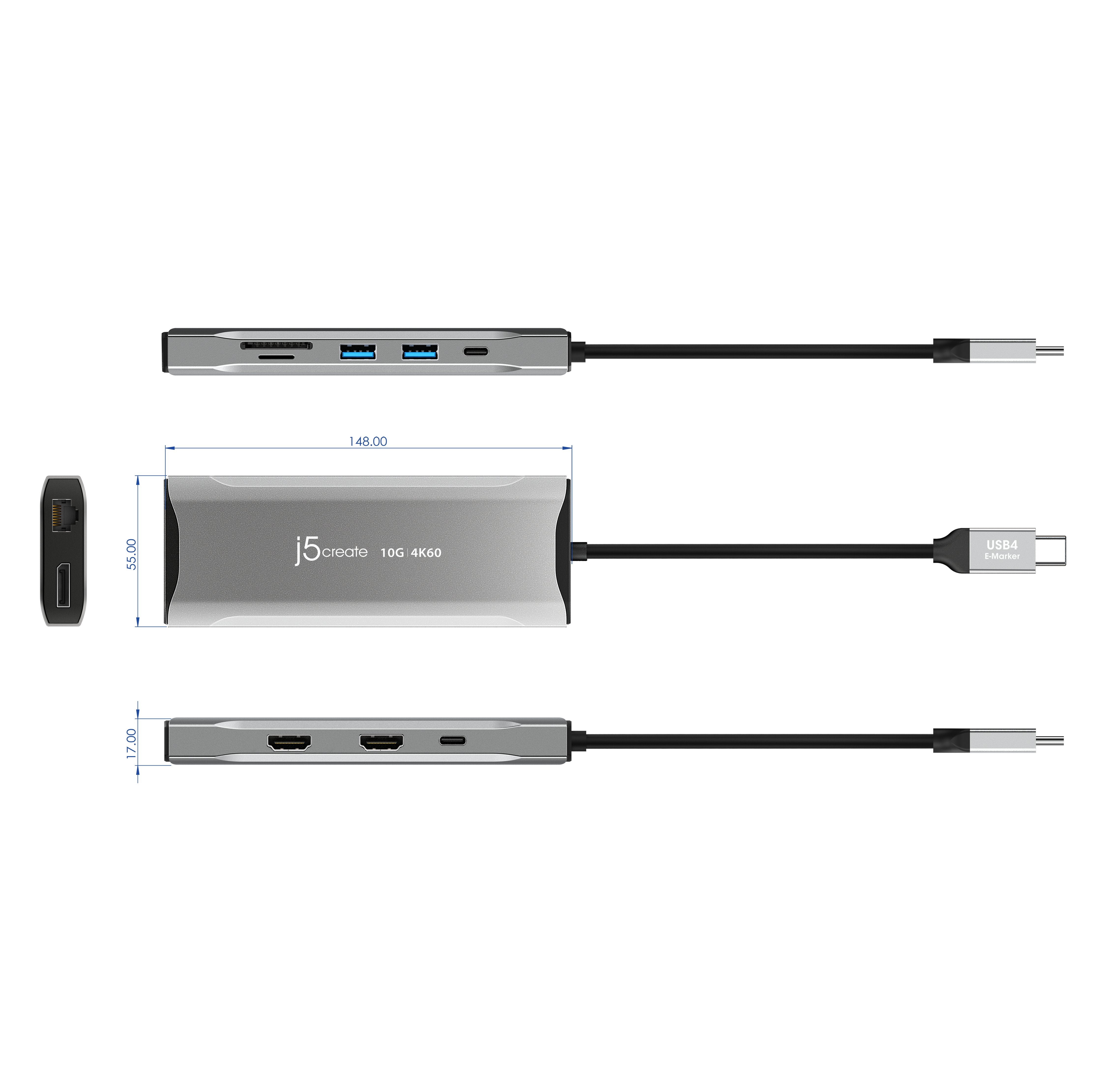 4k60 Elite Usb-C Triple-Monitor
