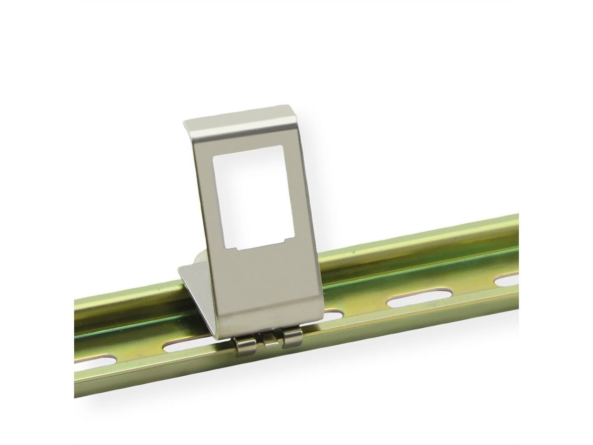 Din Rail Adapter For 1  Keystone Module