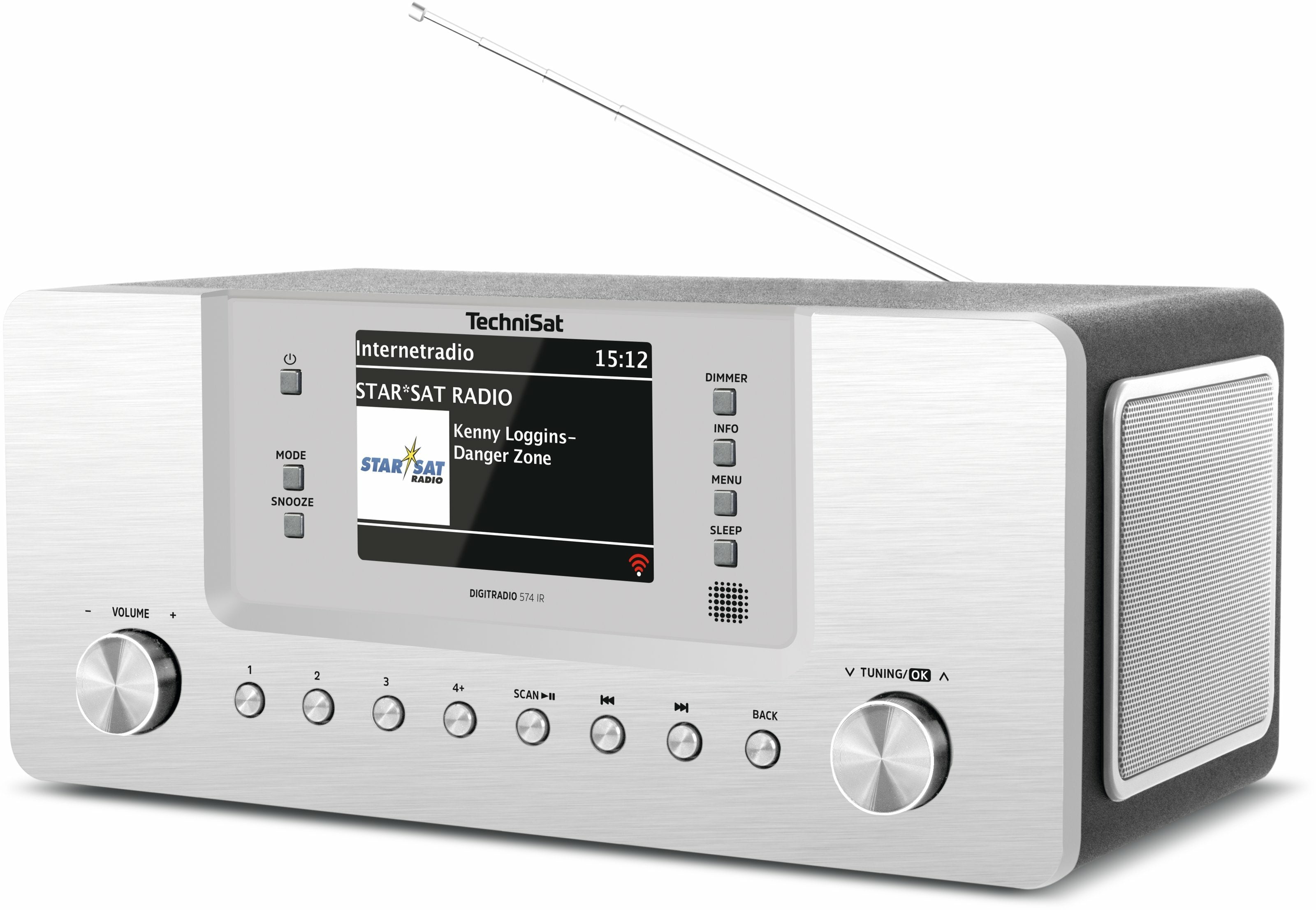 Digitradio Technisat 574 Ir Silver