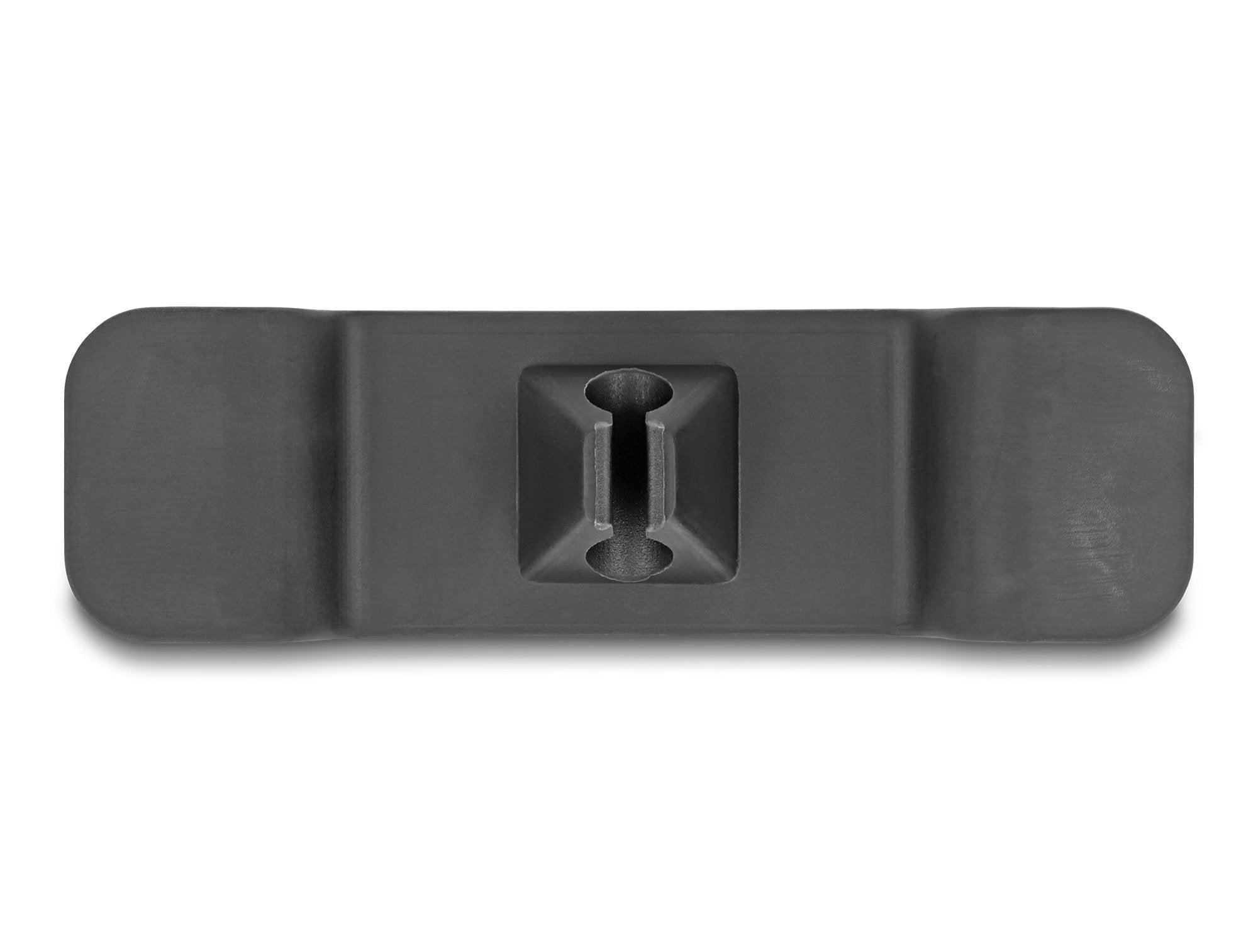 Delock 18447 Sujeta Cables Clip Autoadhesivo Set 3 Piezas Negro