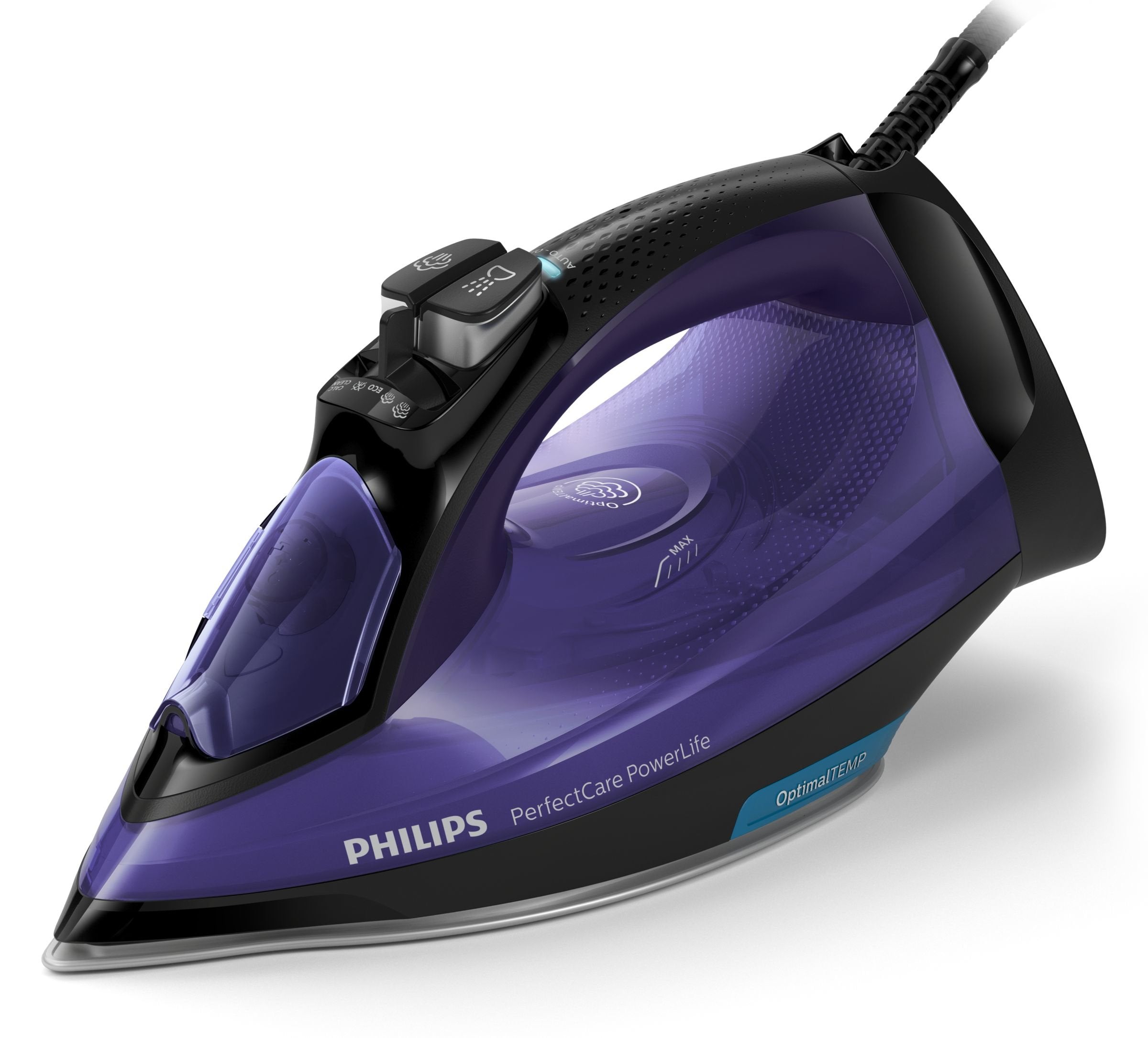 Plancha Philips Gc3925  De Vapor 30, Suela Steamglideplus, Vapor Continuo 45 G Min, Morado