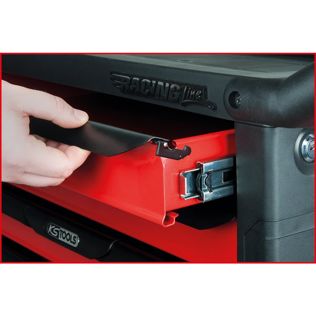 Carro De Taller Ks Tools Racingline Negro-Rojo 826.0007