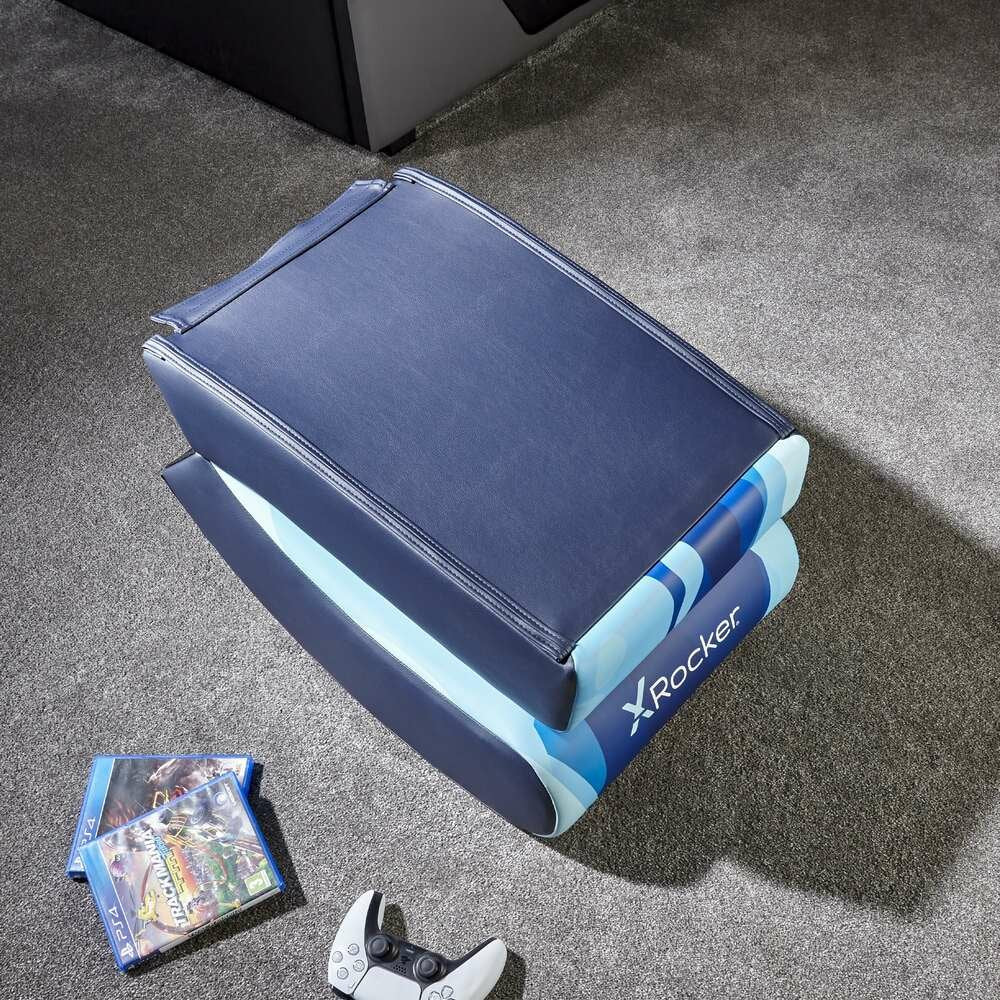 EAN 94338220858 - X Rocker 2022085 silla para videojuegos Silla gaming Asiento acolchado tapizado Azul imagen 4