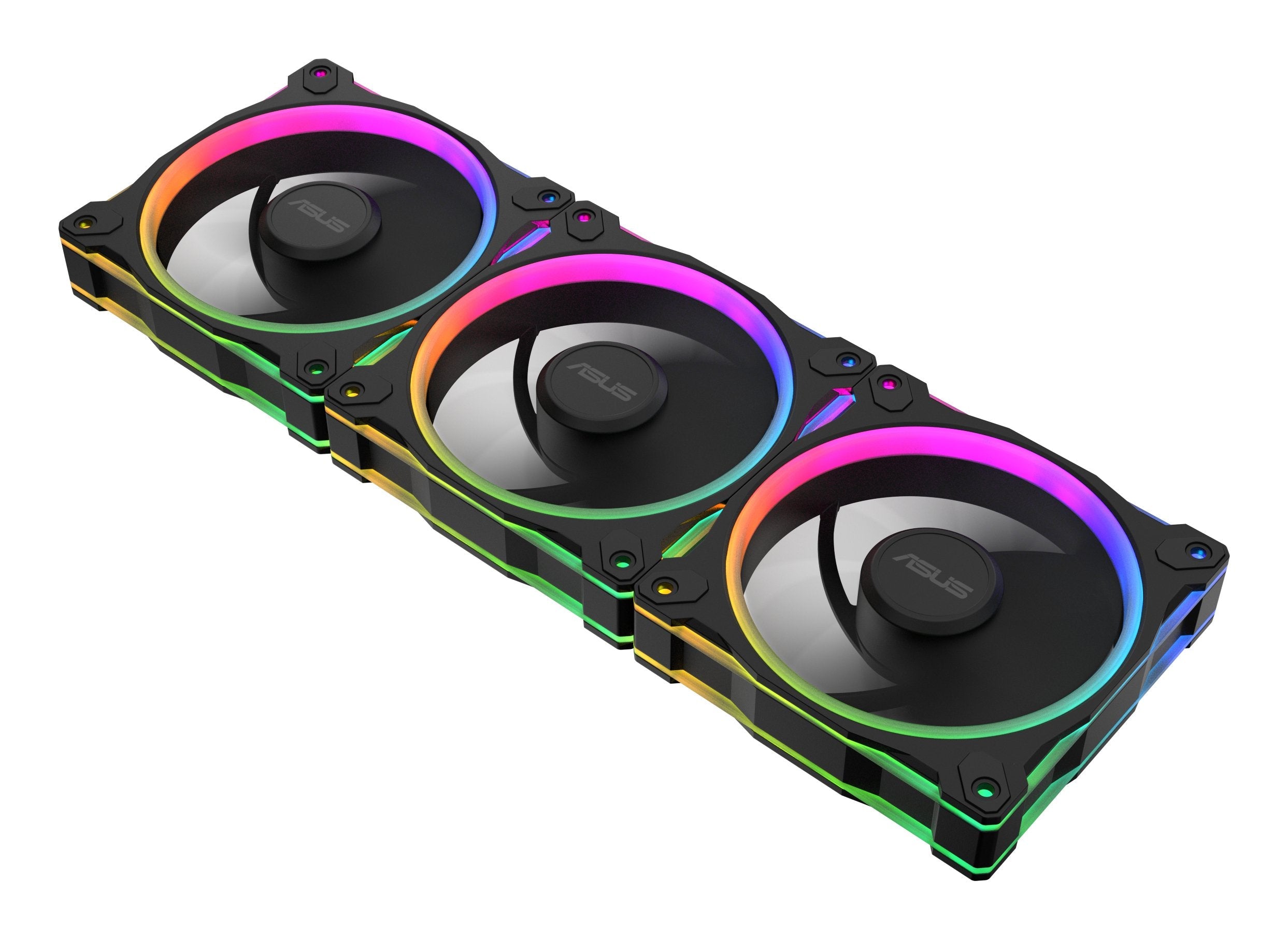 Ventilador Pc Asus Prime Mr120 Fan Argb Negro 3in1
