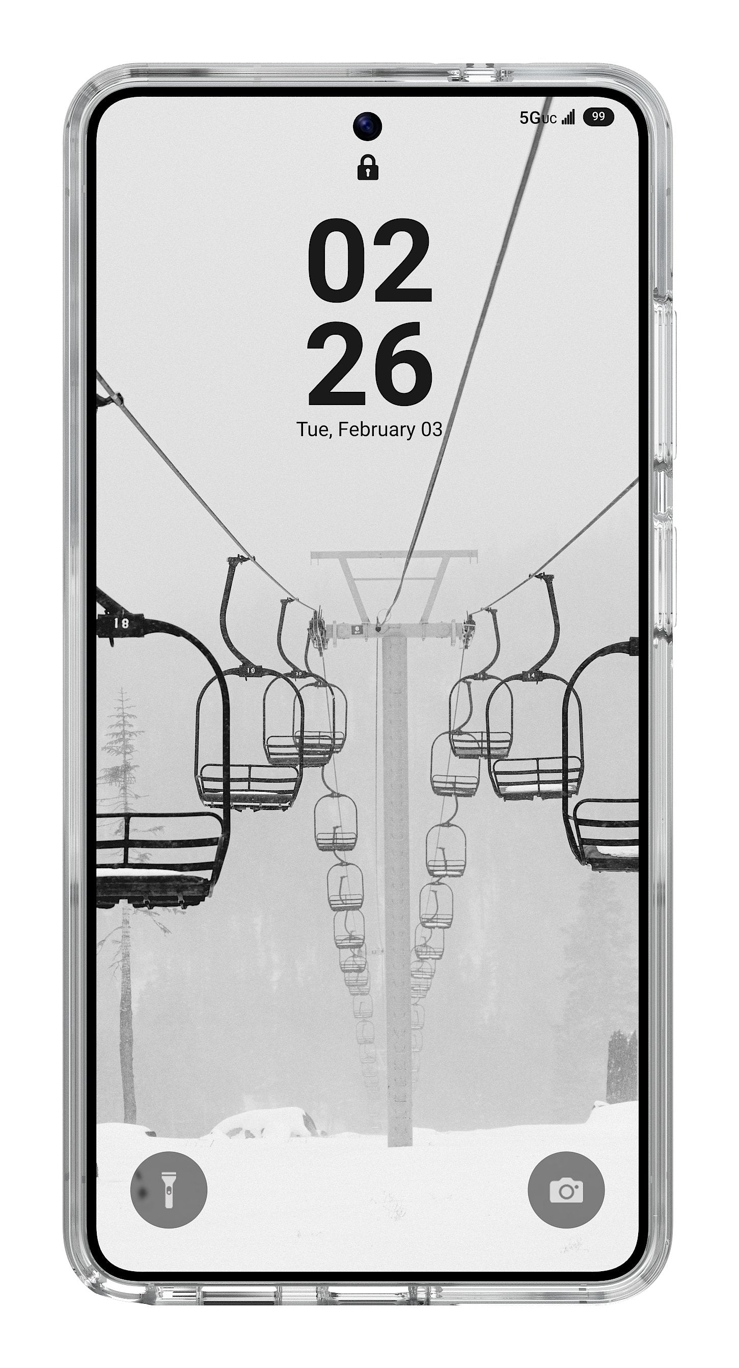 Funda Uag Scout Clear Hielo Samsung Galaxy S26 Ultra Blanco