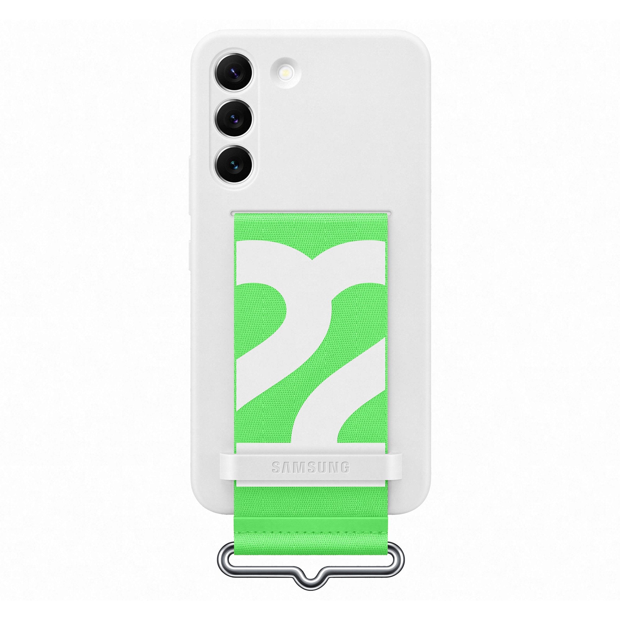 Funda Silico Samsung Galaxy S22 W/Strap Blanco