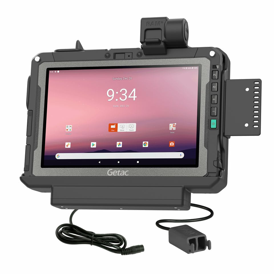 Ram© Power + Dual Usb Data  Dock For Getac Zx10