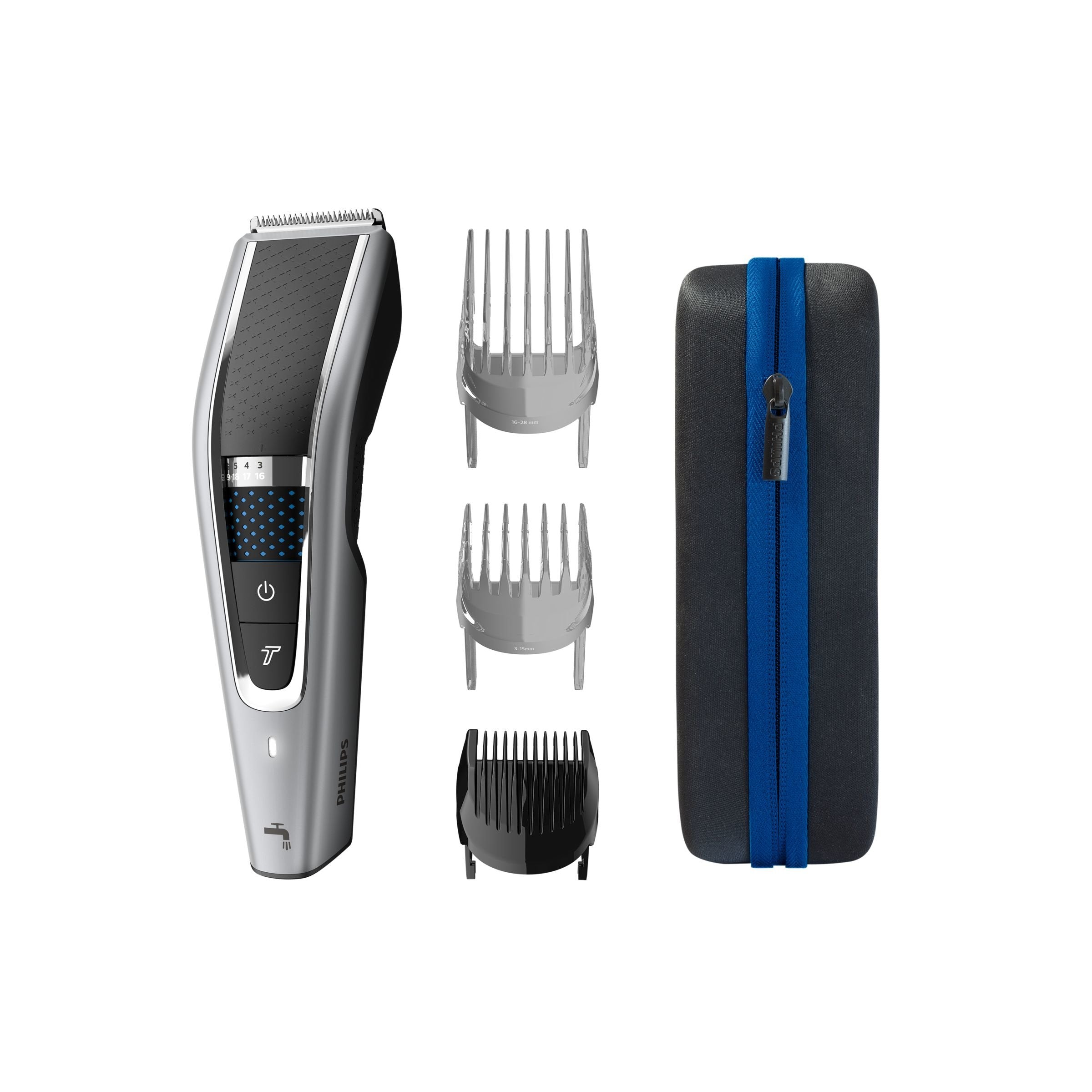 EAN 8710103897866 - Philips 5000 series HC5650/15 cortadora de pelo y maquinilla Negro, Plata 28 Ión de litio imagen 1