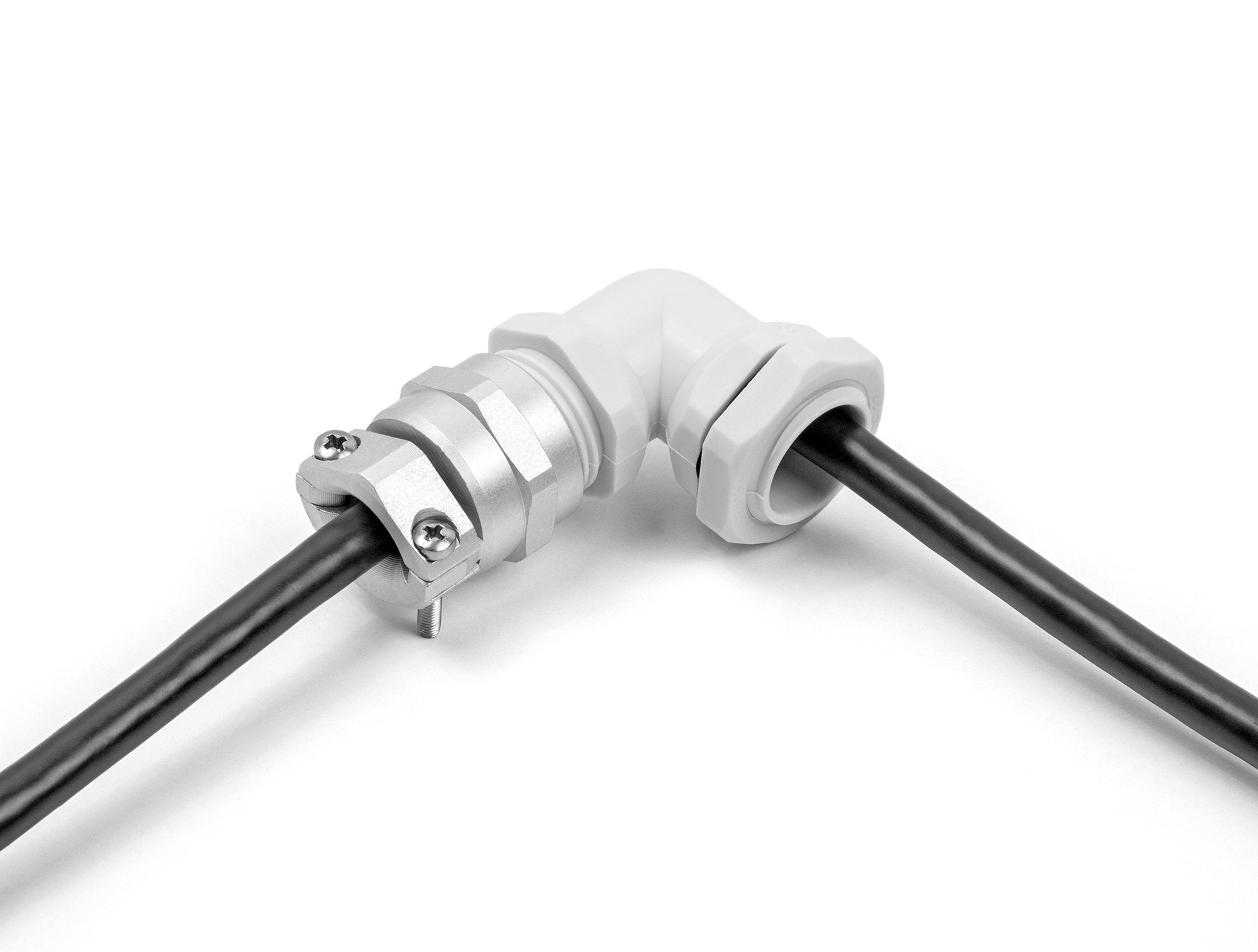 Delock 60596 Prensaestopas Con Alivio De Tensión Y Protección Contra La Flexión Ángulo De 90 ° Pg13,5 Gris