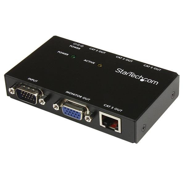 4 Port Vga Video Extender Over Cabl