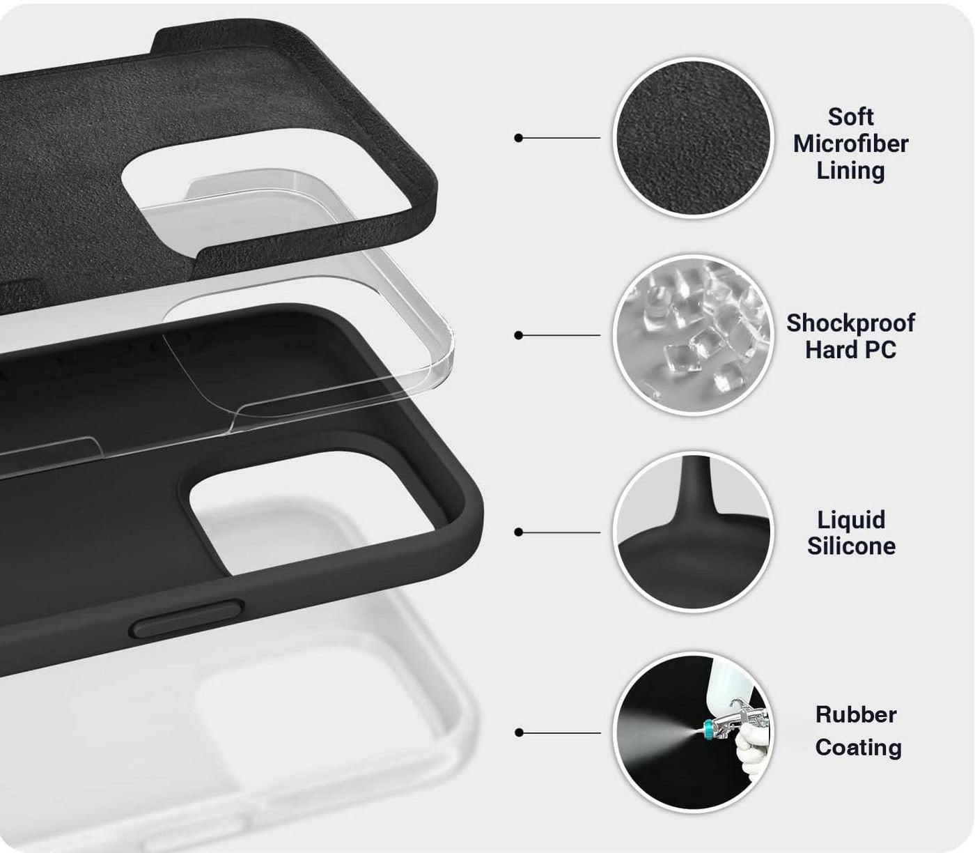 Infinite (Grs) Rome Iphone  Air Black Magnetic Cover.