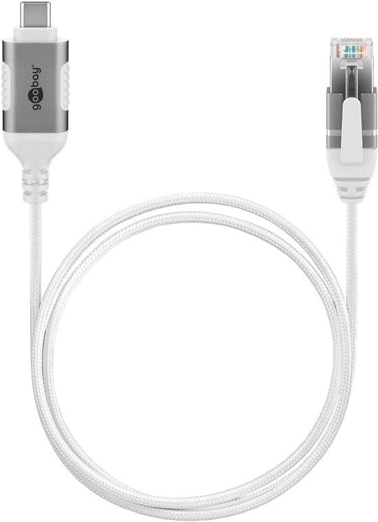 EAN 4040849743856 - Goobay 74385 cambiador de género para cable USB 3.1 type A RJ45 Blanco imagen 4