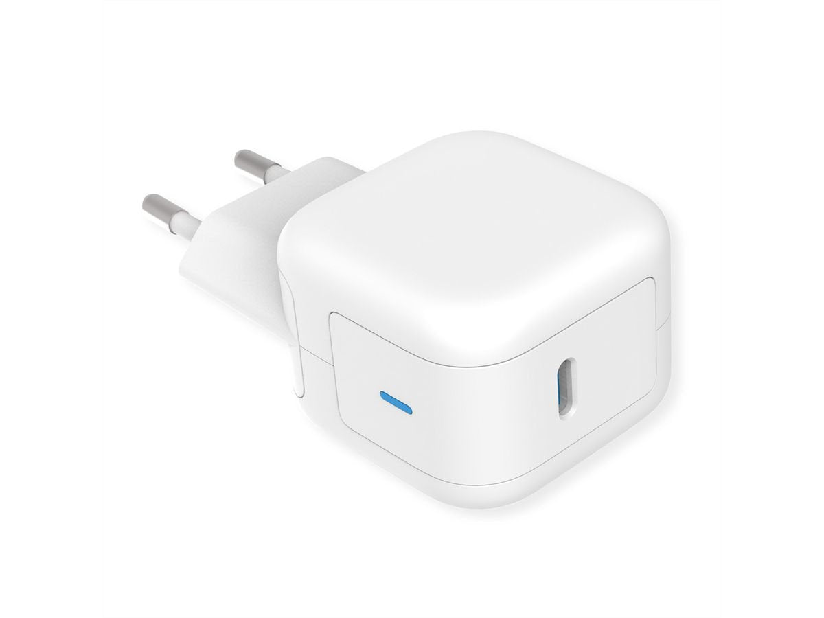 Usb Charger Con Euro-Conector Macho 1 Port Tipo C Gan 20w