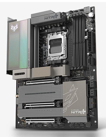 Placa Base Sapphire Nitro+ X870ea Wifi7 Phantom Link (Negro/Plateado)  52122-01-40g