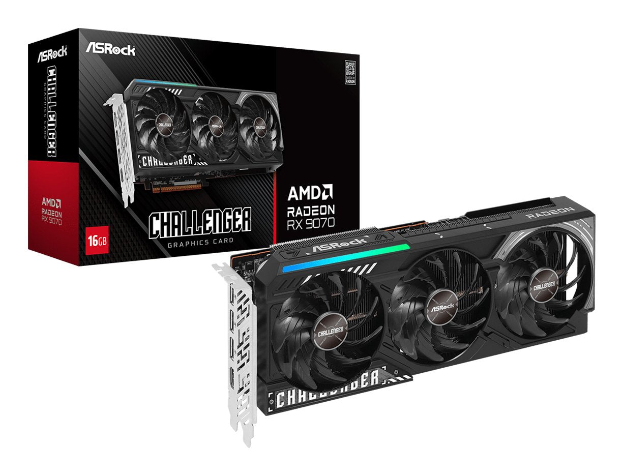 EAN 4710483942761 - Asrock Radeon RX 9070 Challenger 16GB AMD GDDR6 imagen 1