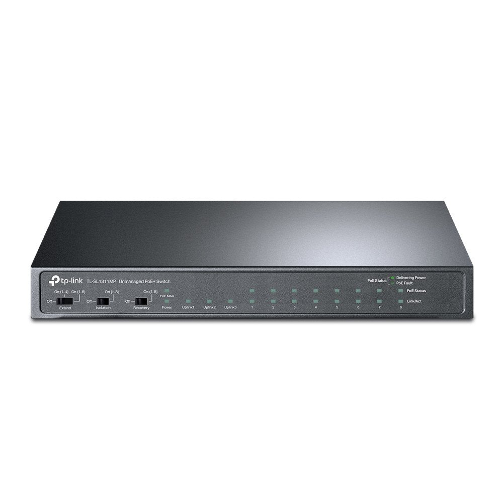 Tp-Link Tl-Sl1311mp [Switch 8 Puertos 10/100 Mbit / S, 3 Puertos Gigabit Y 8 Puertos Poe +]
