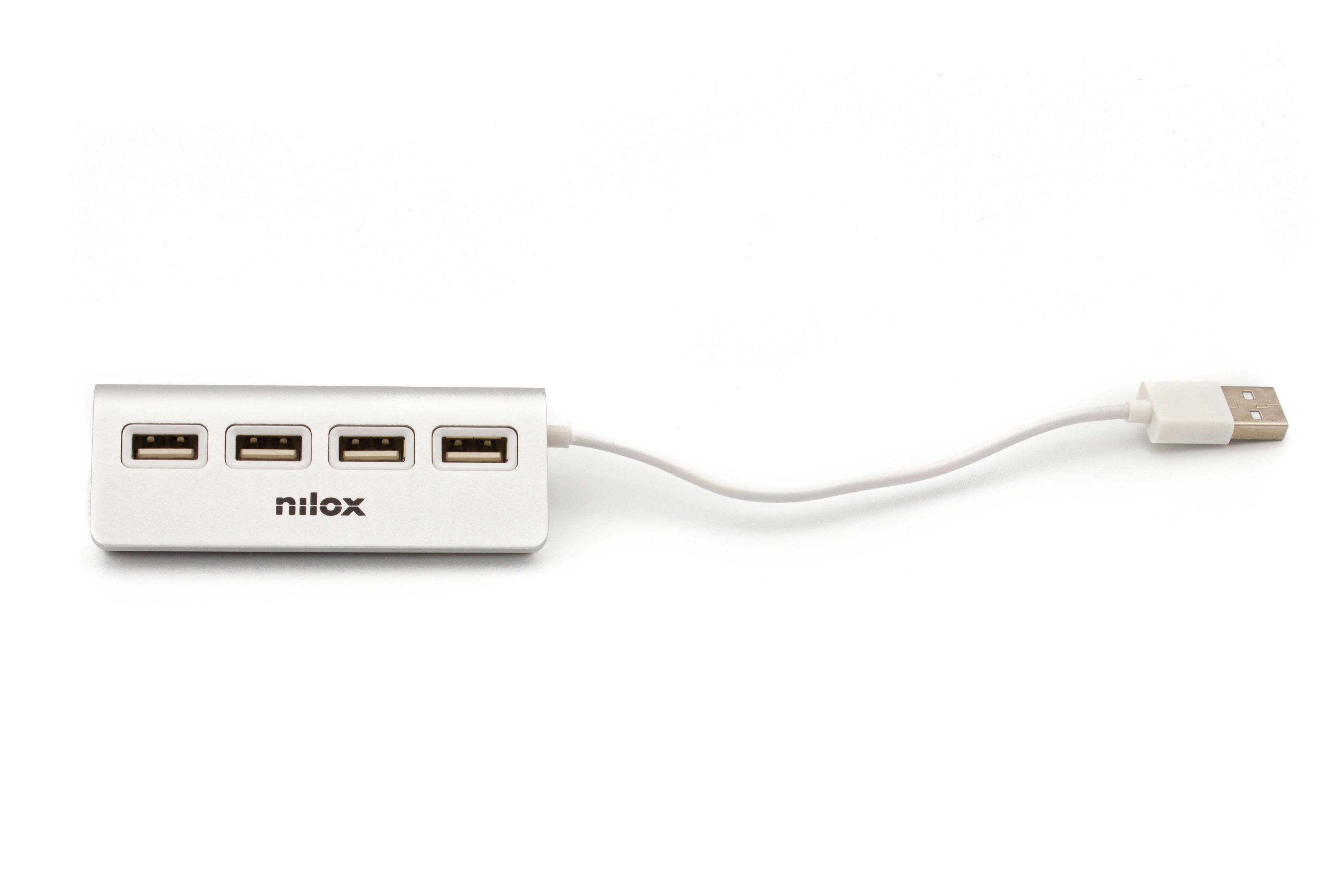 Hub 4 Puertos Usb 2.0 Alu