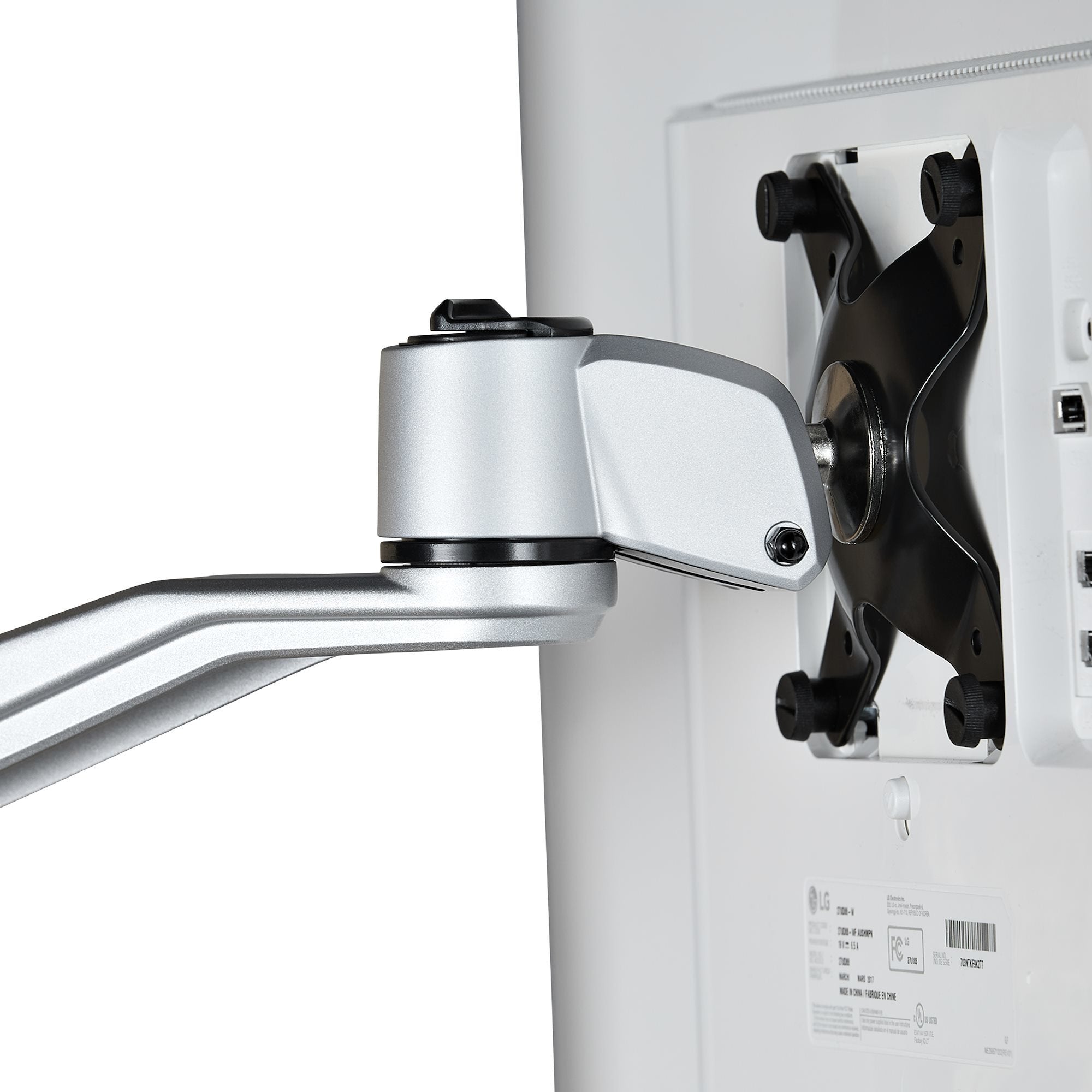 Startech.Com Brazo De Montaje En Pared Para Soporte De Monitores Vesa Hasta 30" - Con Brazo Articulado De 52cm - Premium