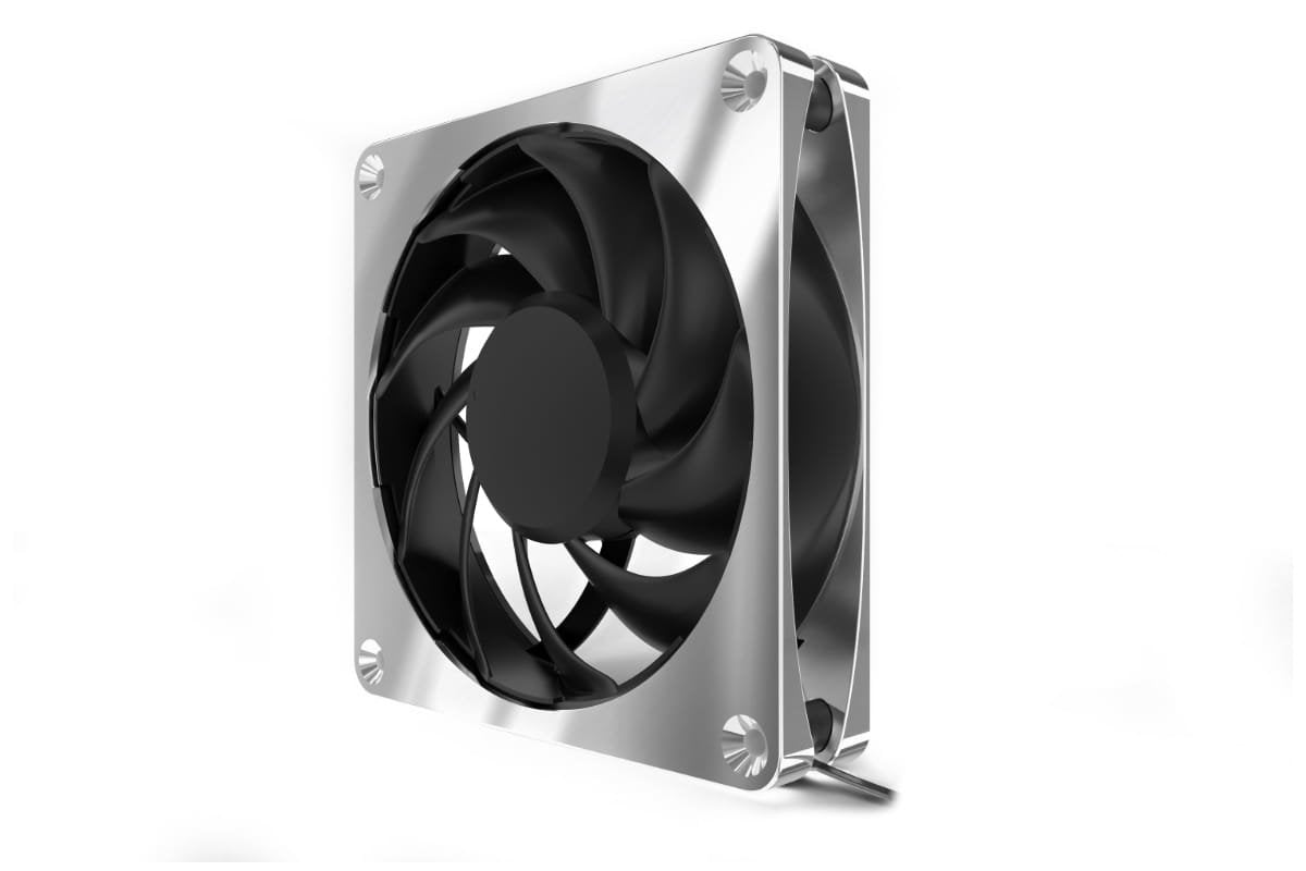 Alphacool Apex Mealth Metall Power Ventilador 120 Mm, 3.000 U/Min - Chrome