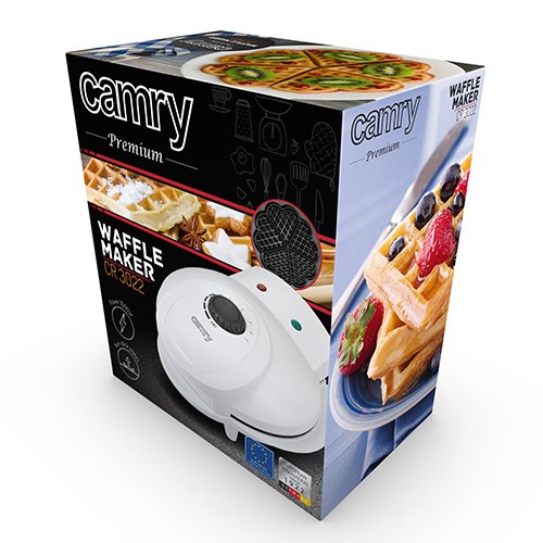 Camry Cr 3022 Plancha Para 5 Gofres Negro, Blanco 1000 W