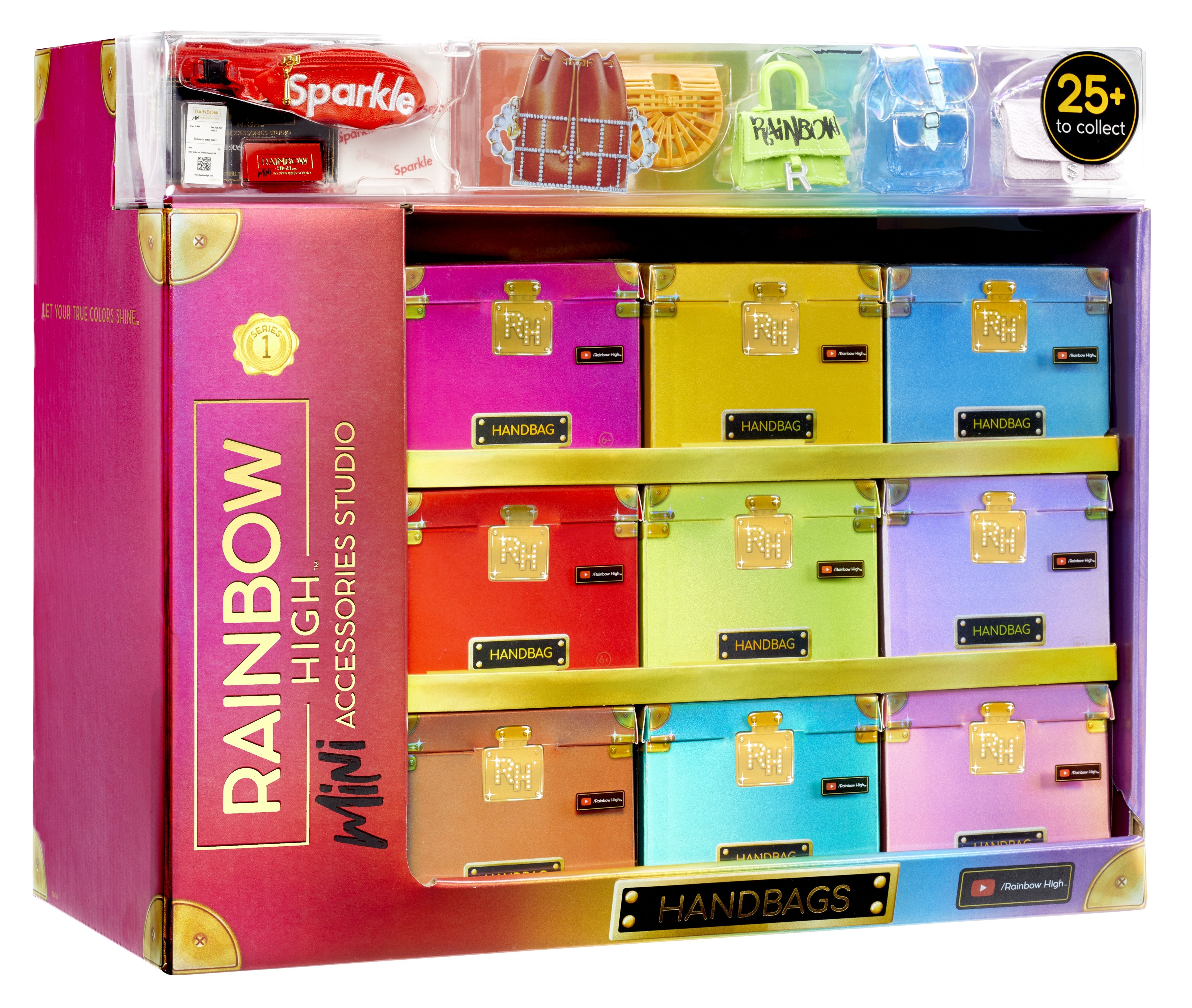 EAN 0035051586067 - Rainbow High Accessories Studio Series 1, H Assortment in PDQ Bolso de muñecas imagen 30