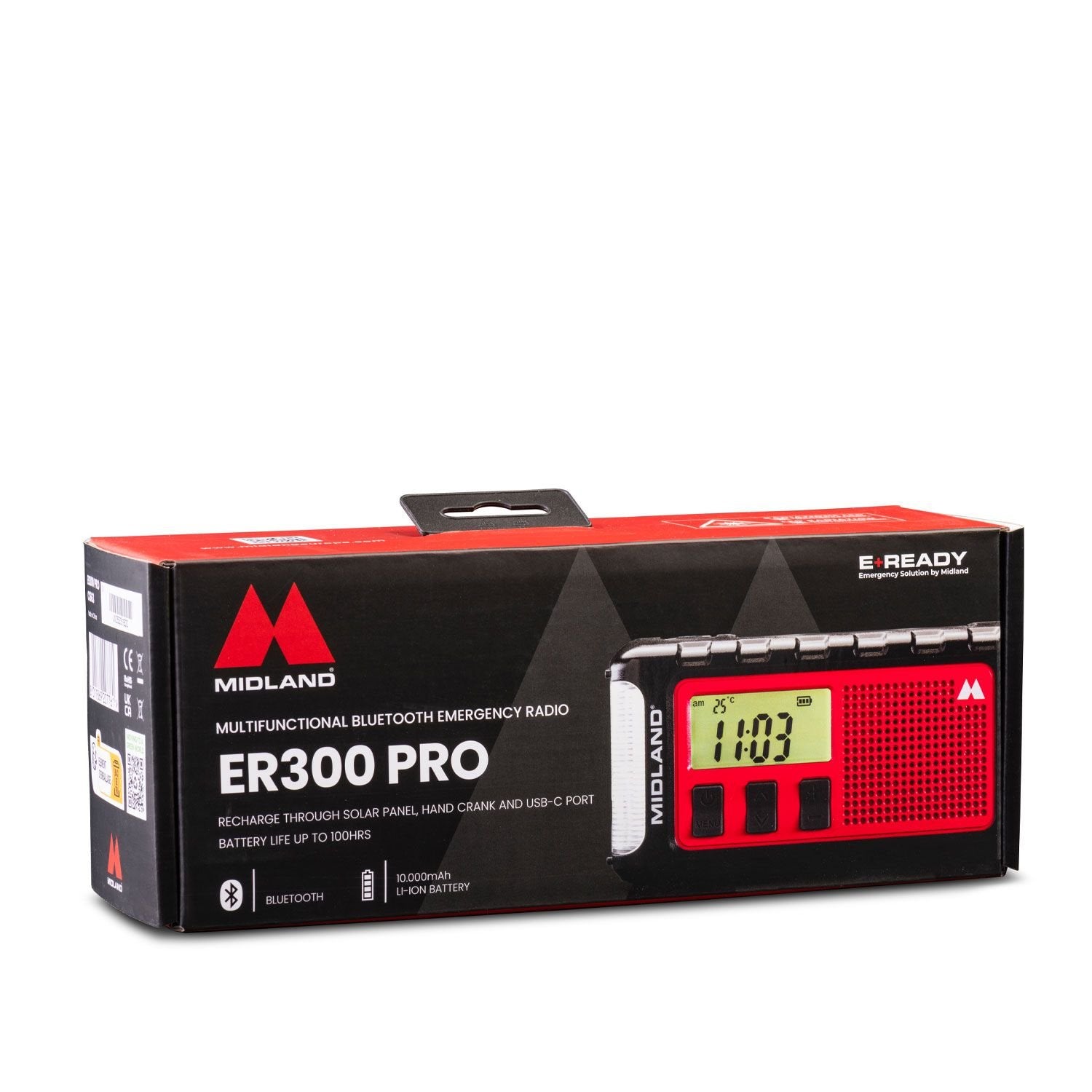 EAN 8011869207761 - Midland ER 300 Pro Ión de litio 10000 mAh Negro, Rojo imagen 8