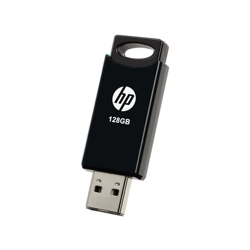 Pendrive Hp 128gb Usb 2.0 V212w Negro Tapa Deslizante/Plastico Hpfd212b-128