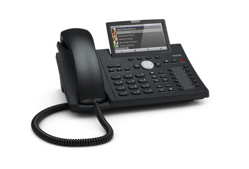 Snom D375 Teléfono Ip Negro Terminal Con Conexión Por Cable Tft 12 Líneas