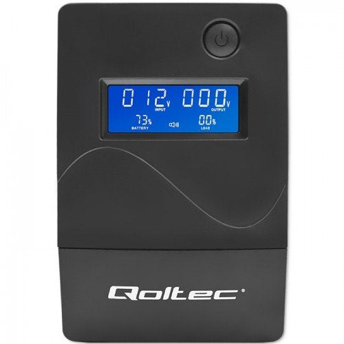 Qoltec 53980 Ups Monolith 1000va 600w Lcd Usb Rj45