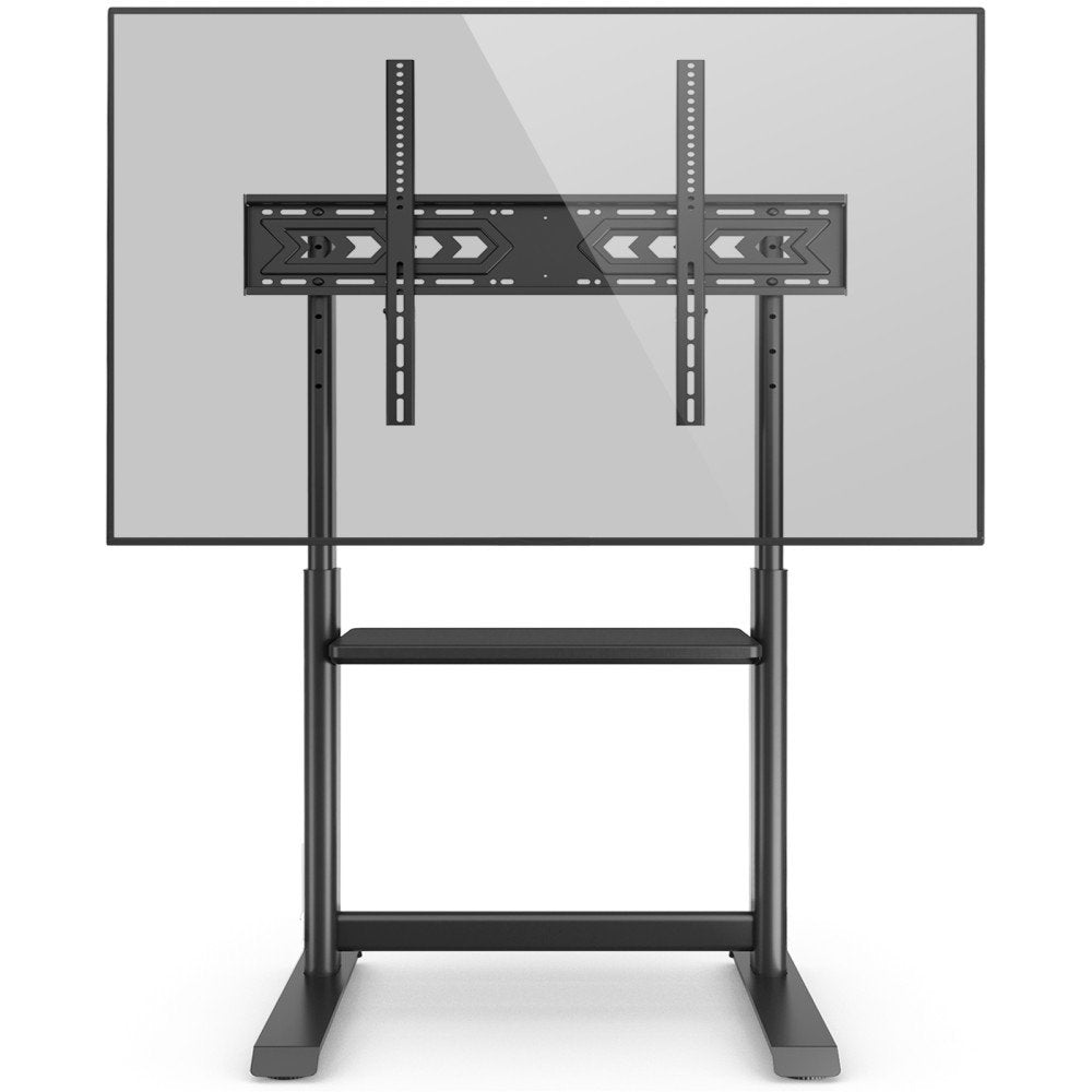 Techly Ica-Tr130bk Soporte De Suelo Para Tv De 60-86" Hasta 68kg Ajustable Con Estante Av