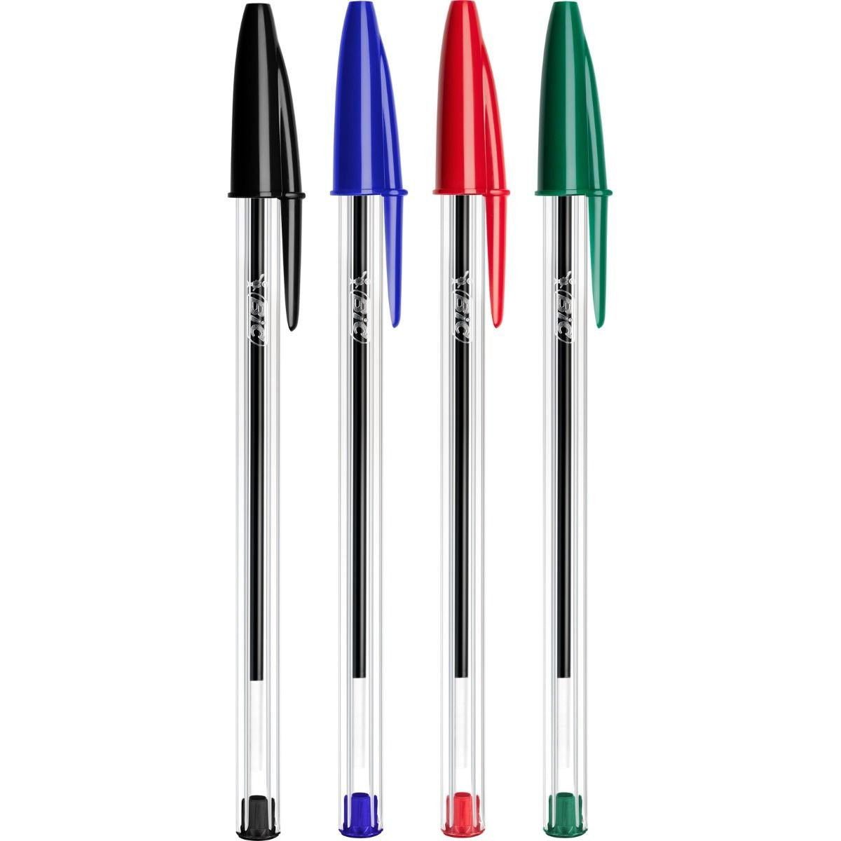 Bic Cristal Original Pack De 4 Boligrafos De Bola  Colores Surtidos