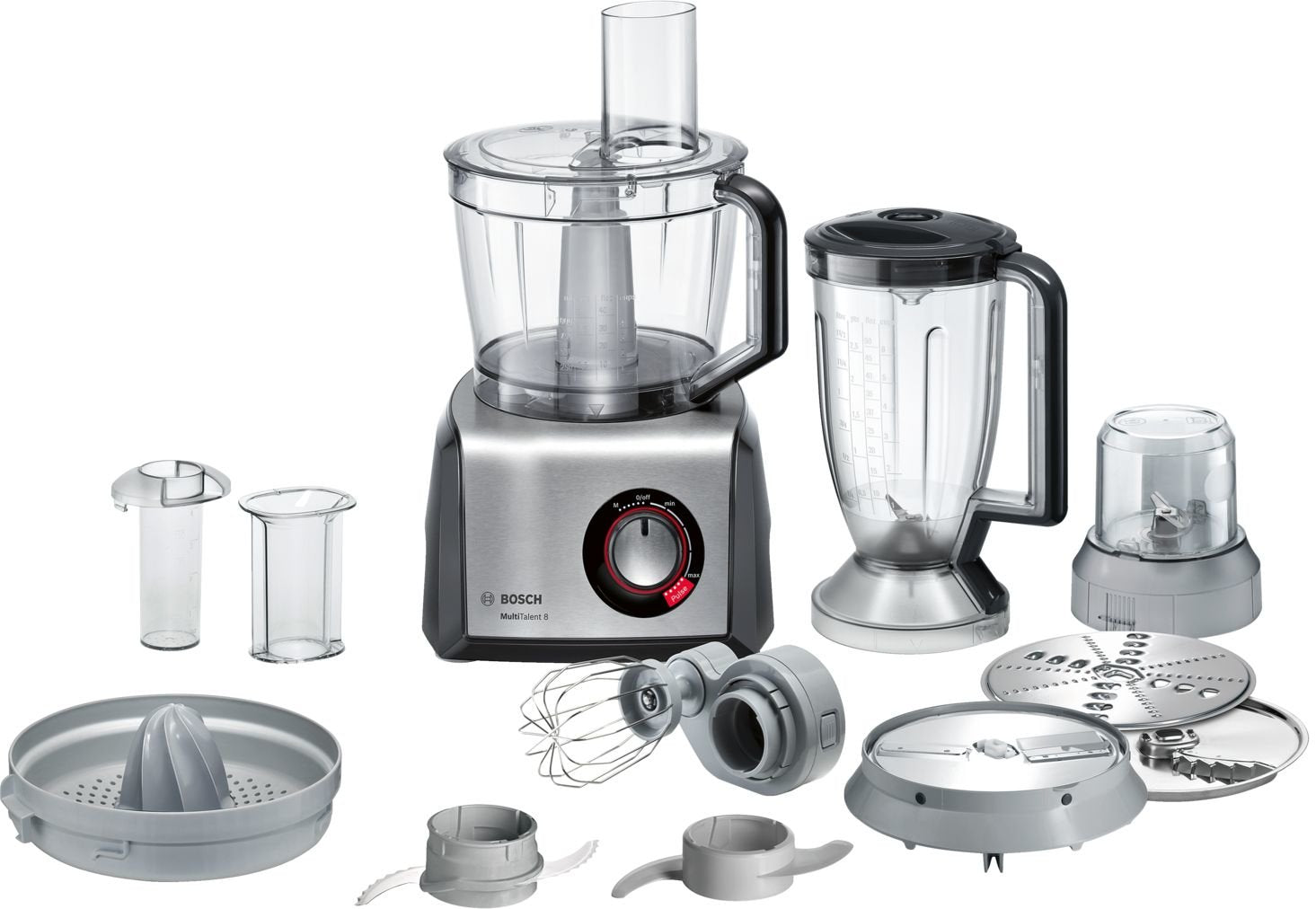 EAN 4242005109340 - Bosch MC812M844 robot de cocina 1250 W 3,9 L Negro, Acero inoxidable imagen 1