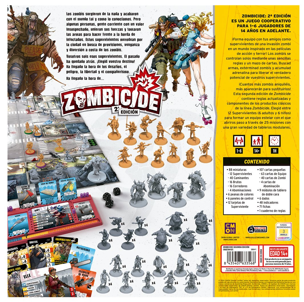 EAN 8435407633568 - Asmodee Zombicide Zombicide 2nd Edition 60 min Juego de mesa imagen 2