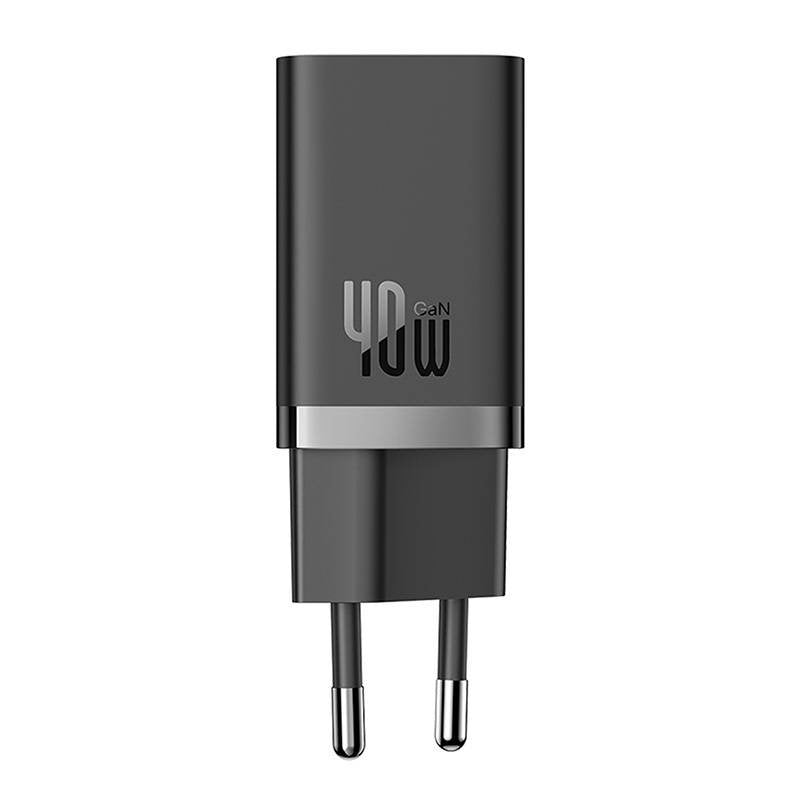 EAN 6932172627904 - Baseus GaN5 Pro 40W Universal Negro Corriente alterna Carga rápida Interior imagen 4