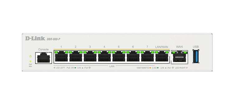 EAN 790069477409 - D-Link DBR-600-P/B router 2.5 Gigabit Ethernet Blanco imagen 4