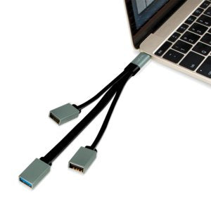 Logilink Ua0315 Hub De Interfaz Usb 3.2 Gen 1 (3.1 Gen 1) Type-C 5000 Mbit/S Negro, Gris