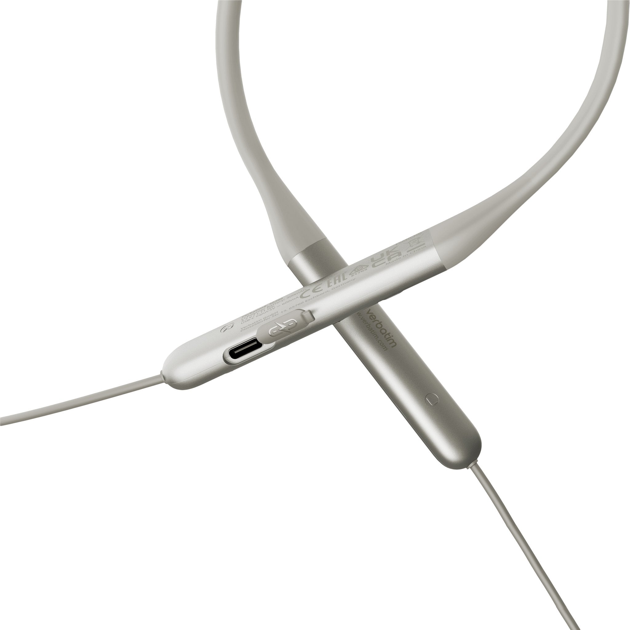 Trusound Anc Neckband  Earbuds, Grey