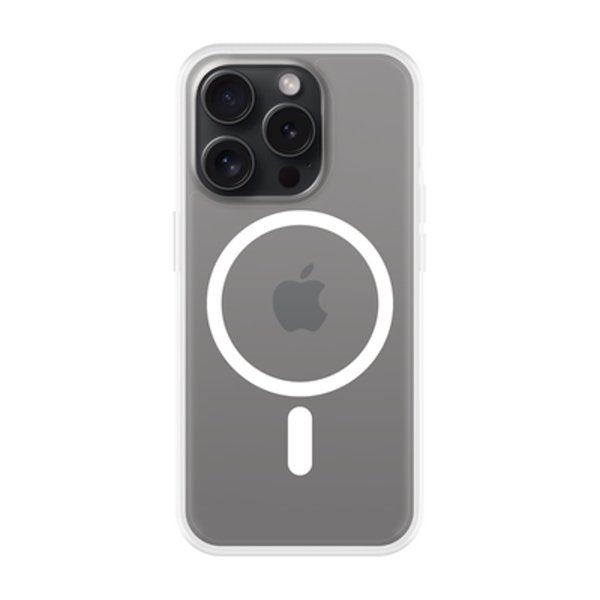Funda Iphone 15 Pro Magsafe Transparente Just In Case Compatible Con Iphone 15 Pro - Accesorios Qi2/ Anillo Magnetico/  Transparente