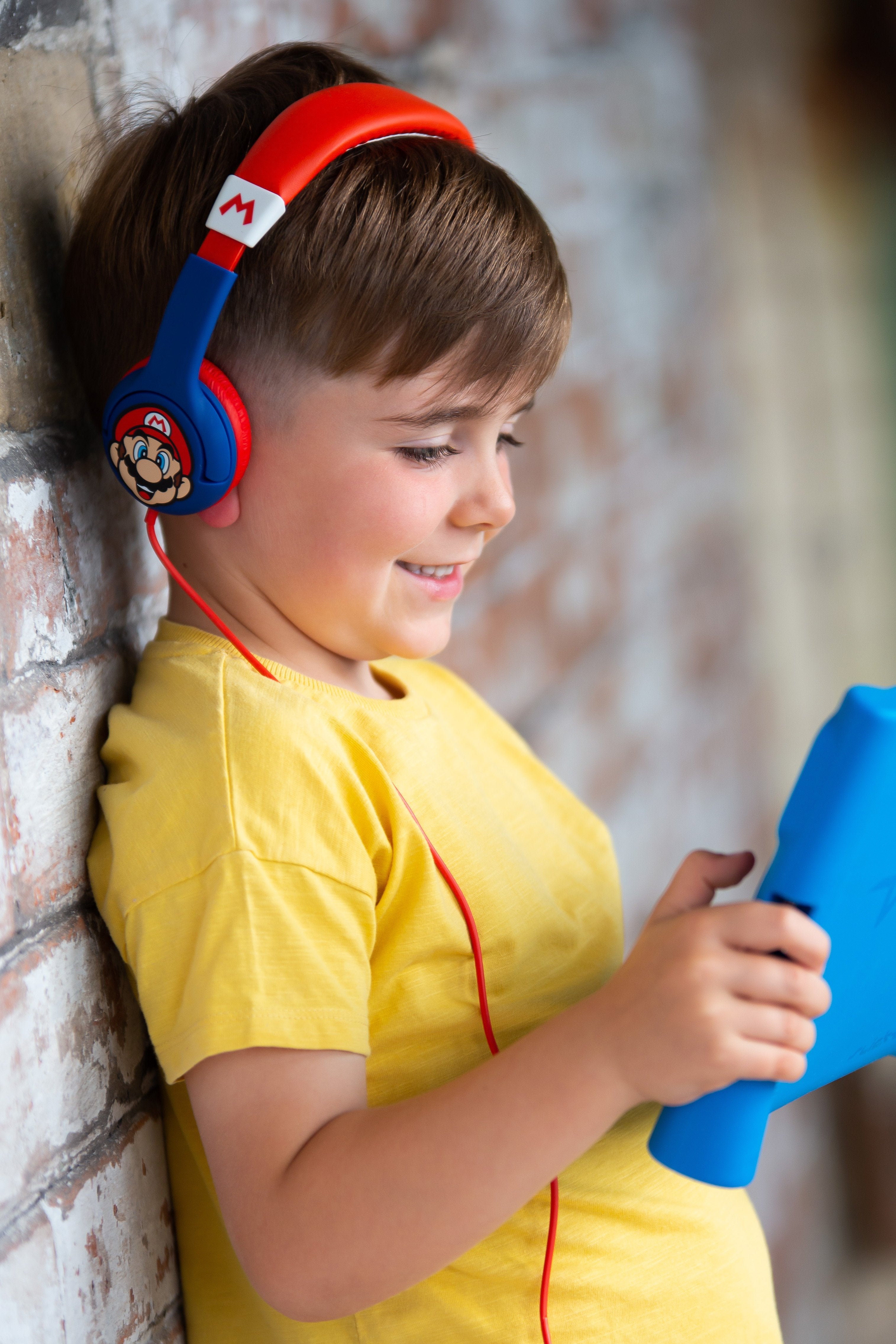 Auriculares Infantiles Otl Super Mario/ Jack 3.5/ Azules