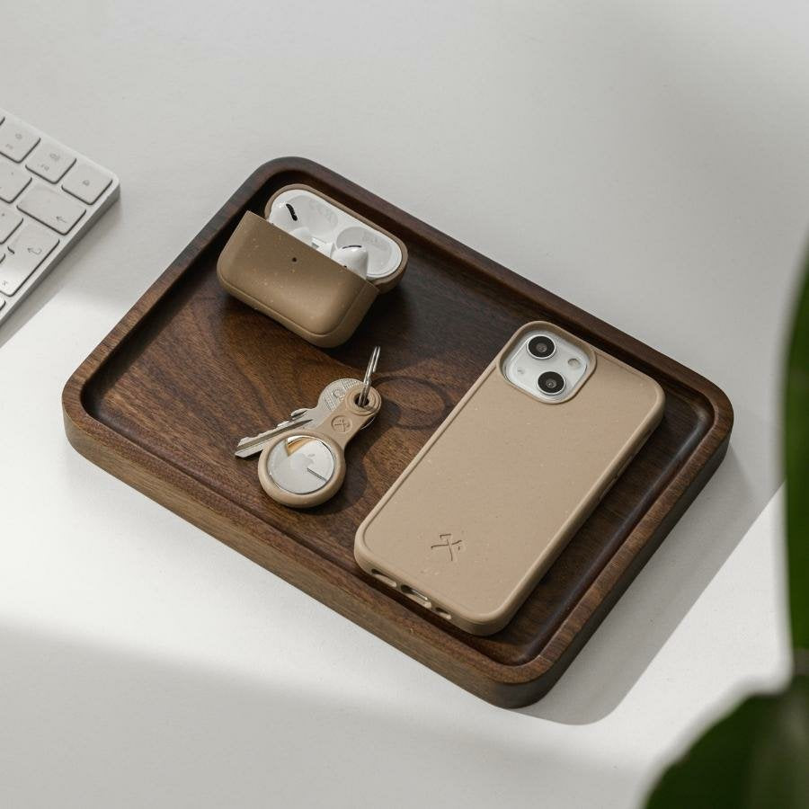 Woodcessories Bio Case Magsafe Funda Para Iphone 14 Plus 17 Cm (6.68") Gris Pardo
